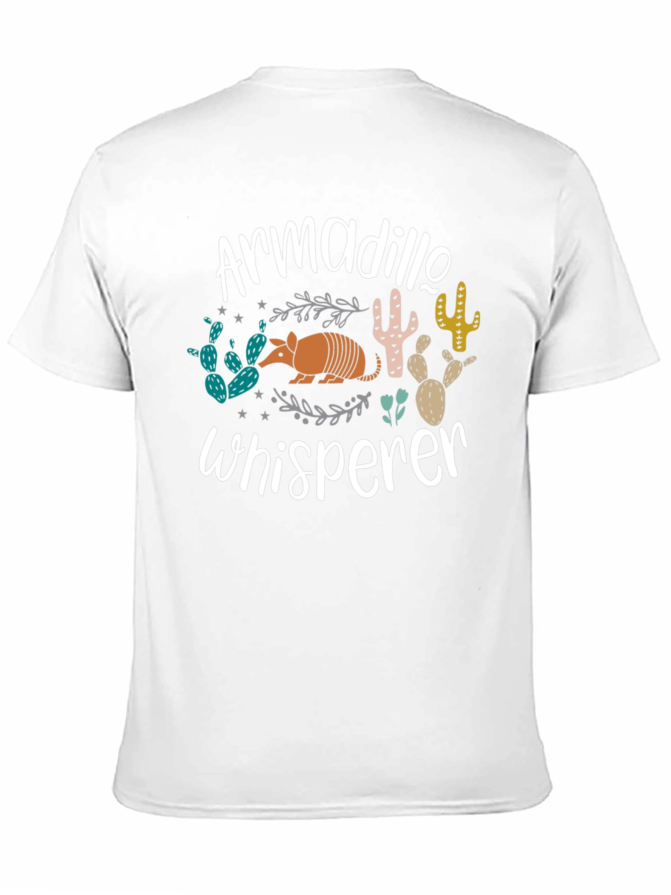Black Armadillo Whisperer Graphic T-Shirt view 11