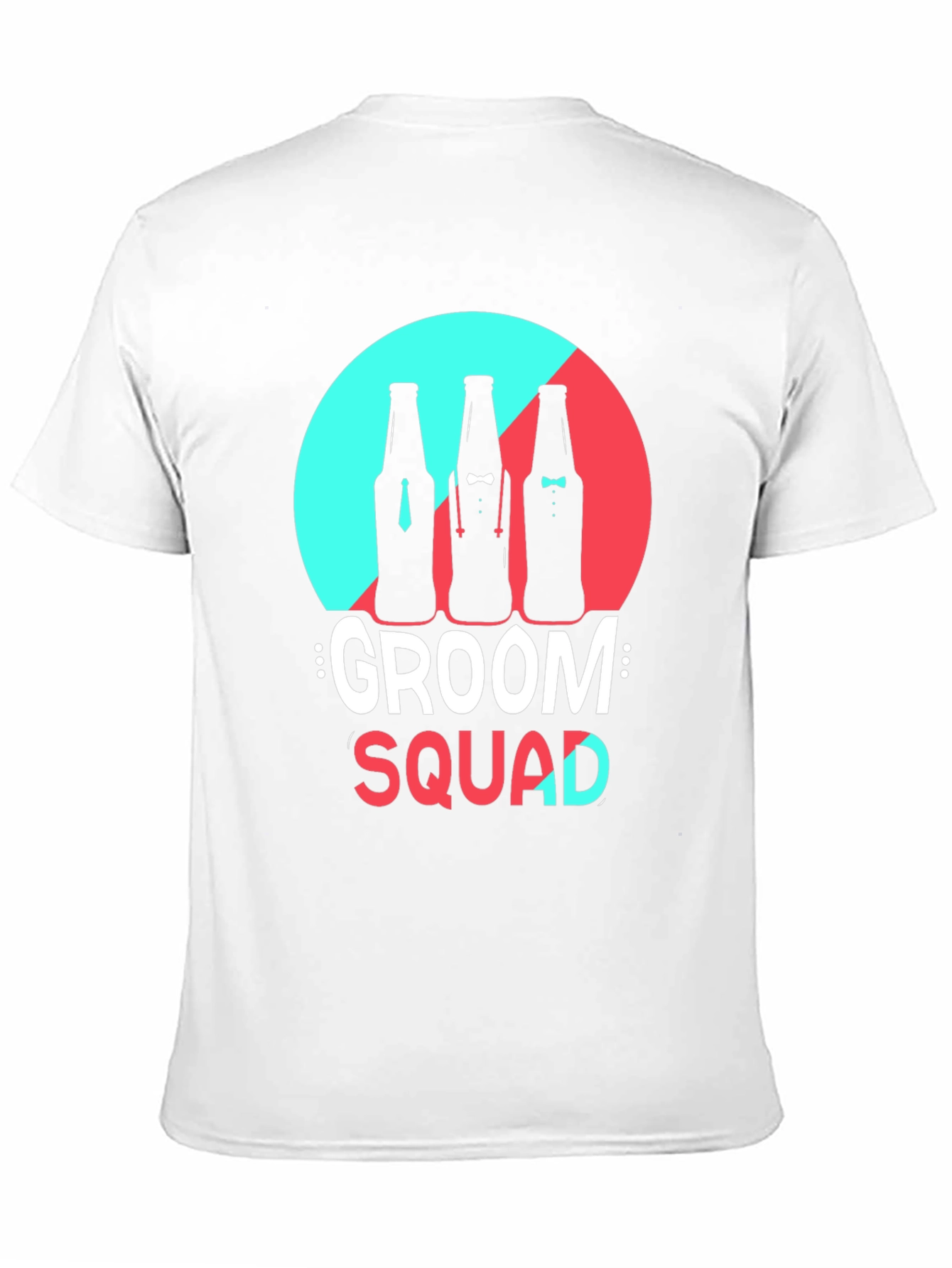 Black Groom Squad Graphic T-Shirt view 11
