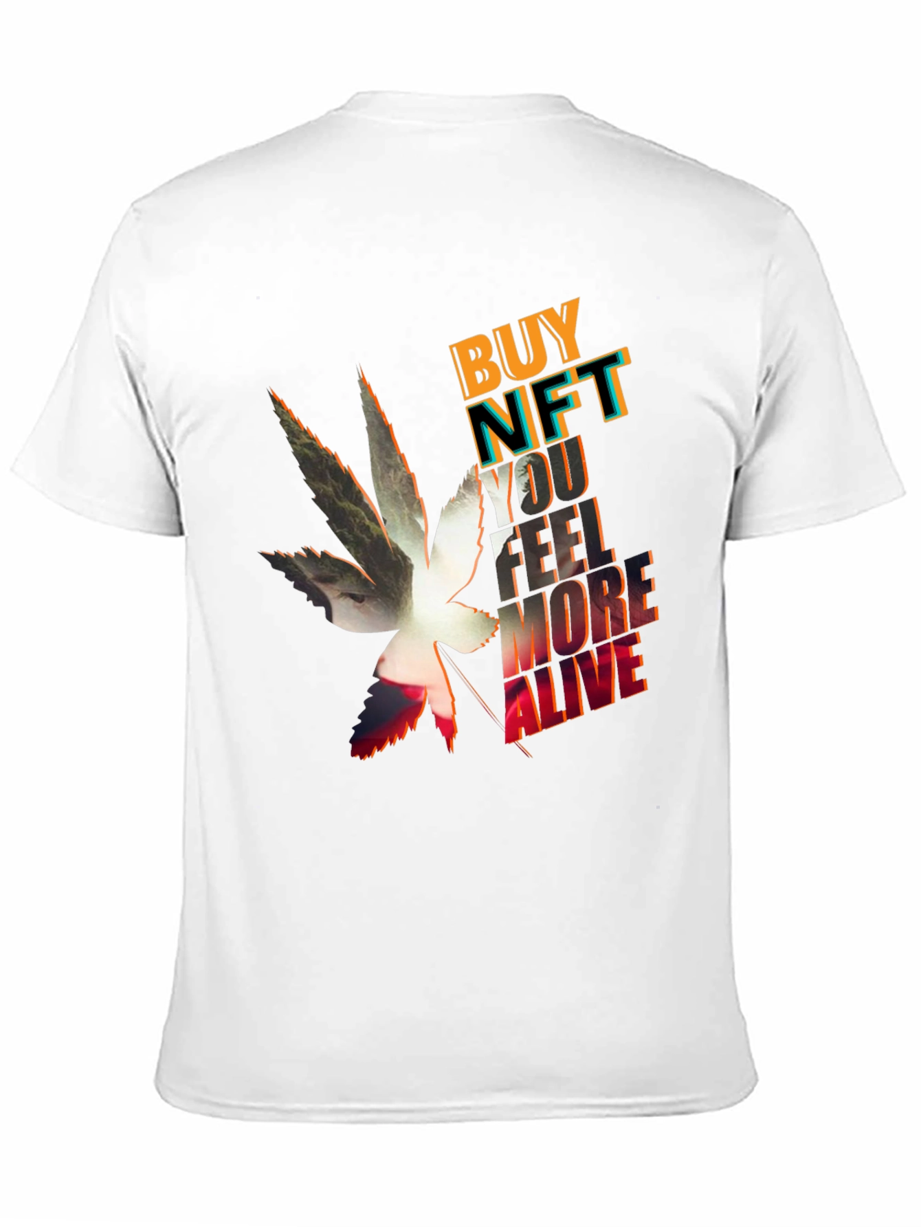 Black Buy NFT Feel More Alive Graphic Tee view 11