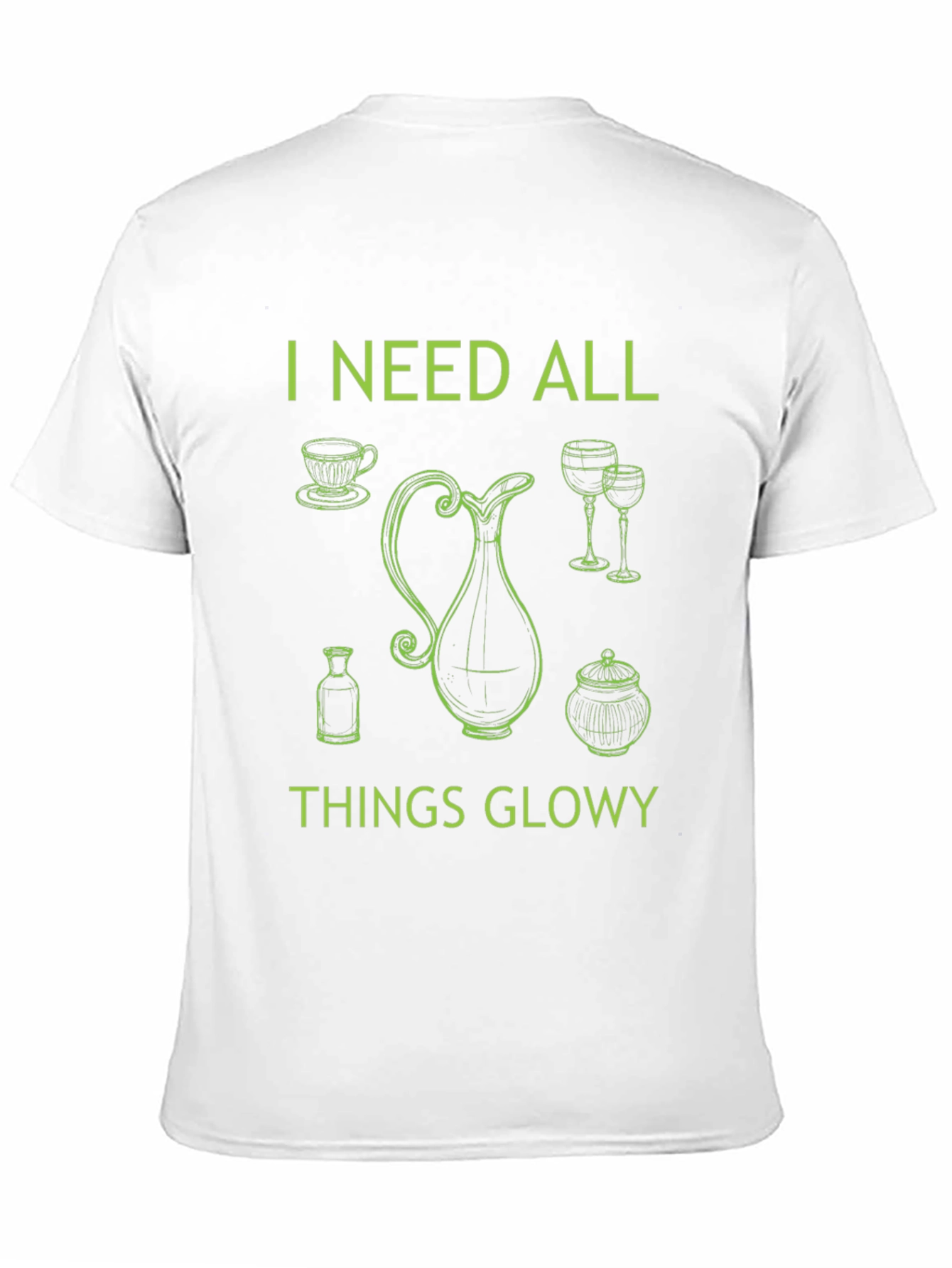 Black I Need All Things Glowy T-Shirt - Black view 11