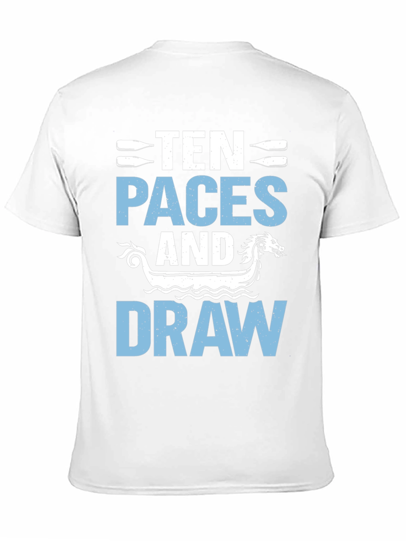 Black Ten Paces and Draw Graphic Tee view 11