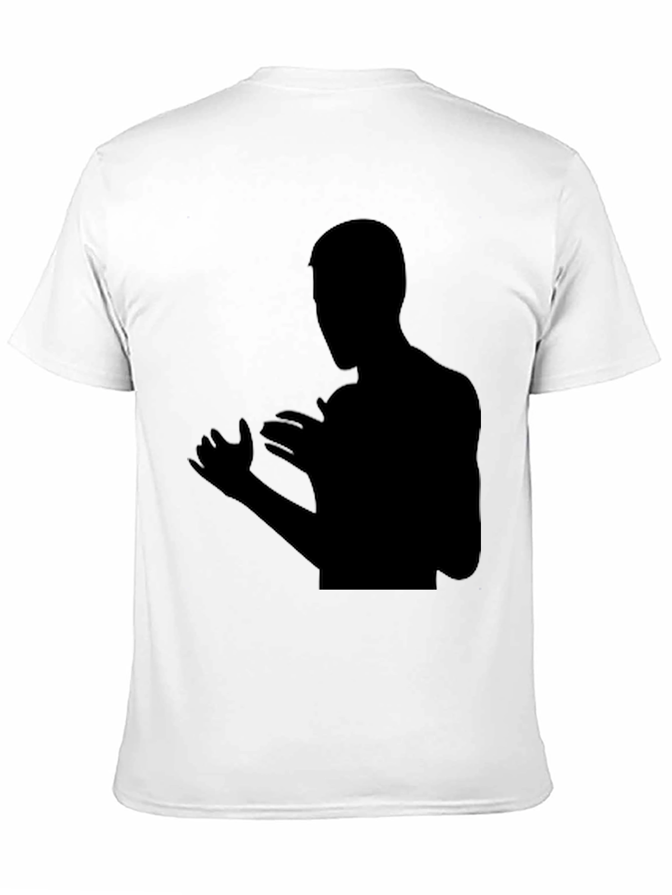 Black Black Silhouette Graphic Tee - Modern Fit view 11