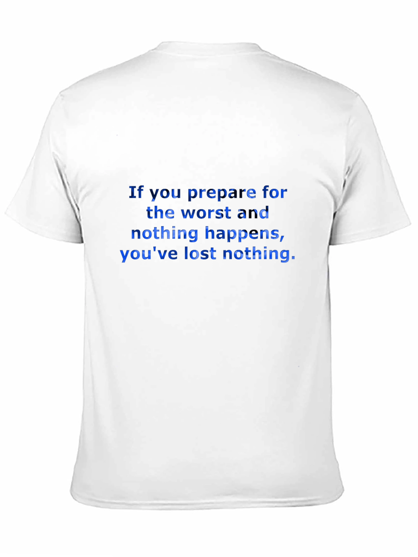 Black Motivational Quote Black T-Shirt view 11