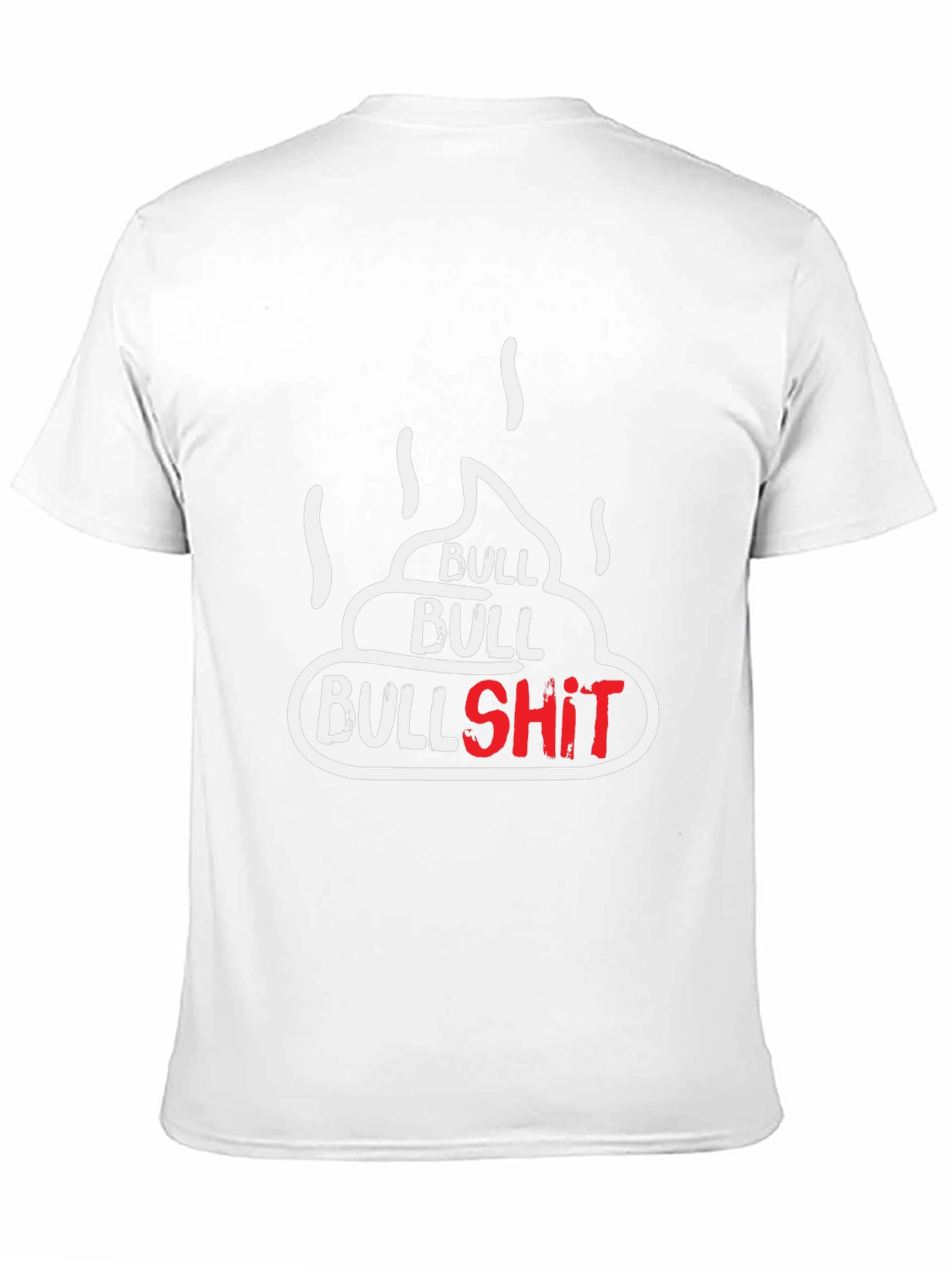 Black Bullshit T-Shirt - Humorous Graphic Tee view 11