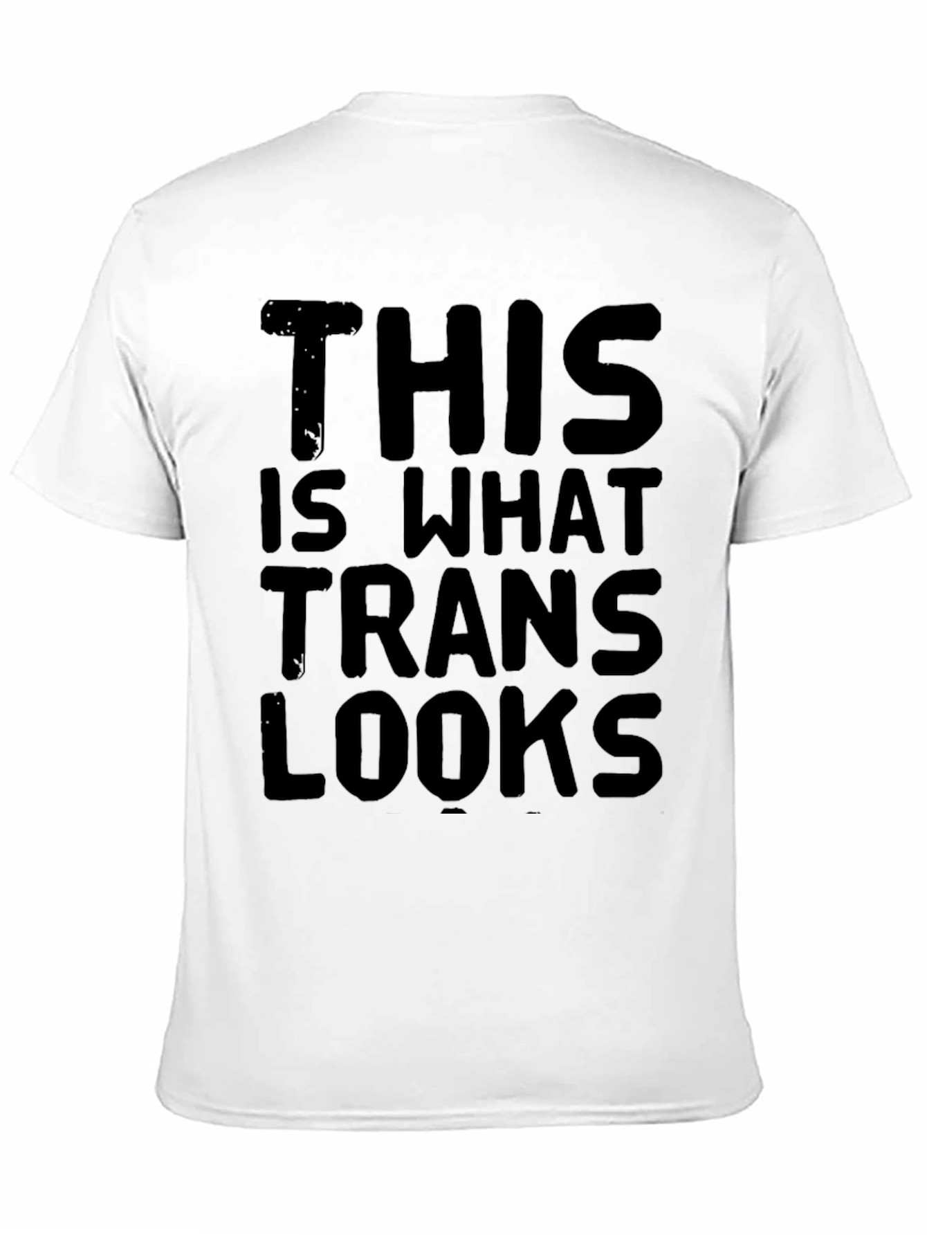 Black This is What Trans Looks Like Graphic T-Shirt view 11