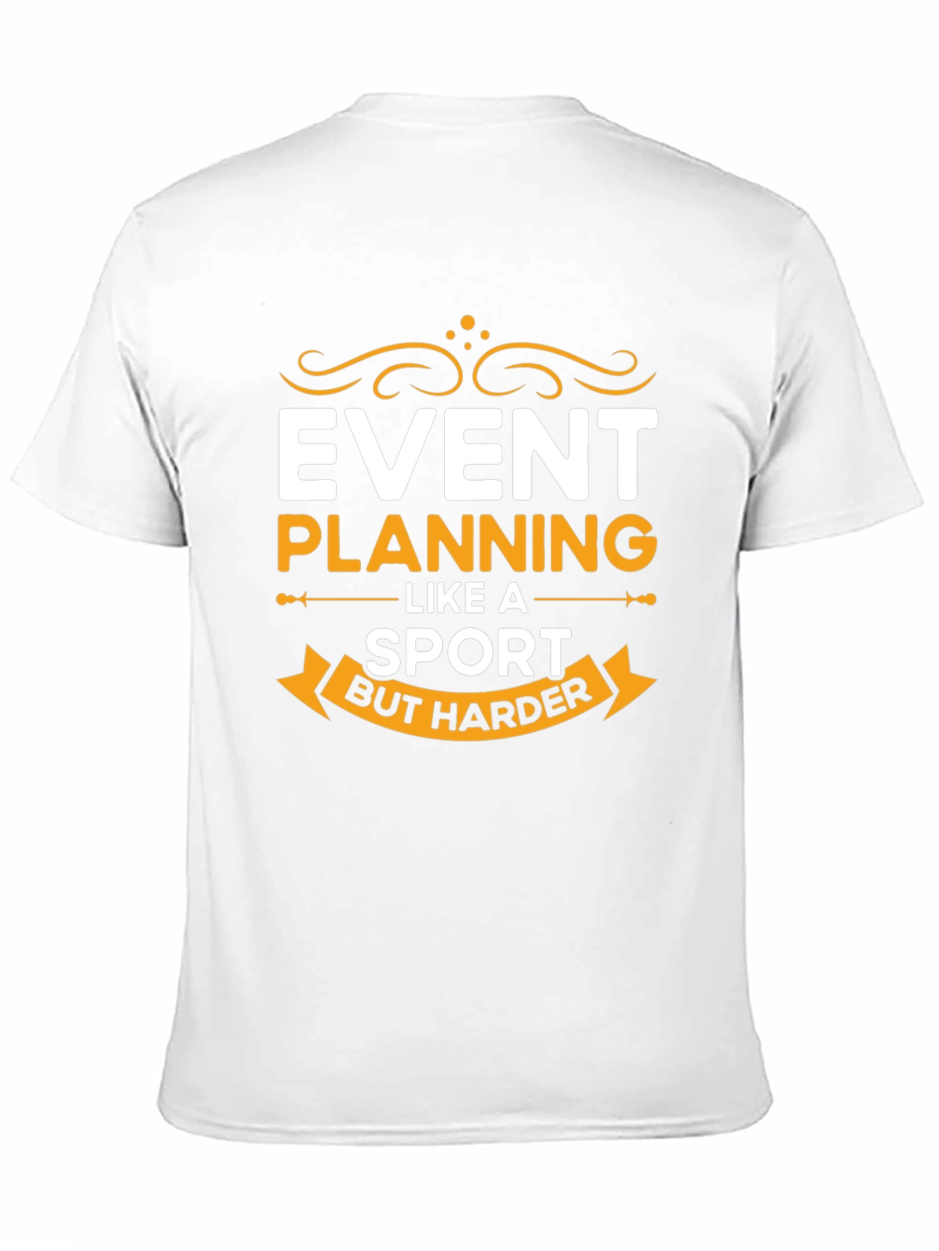 Black Event Planning Like A Sport T-Shirt view 11