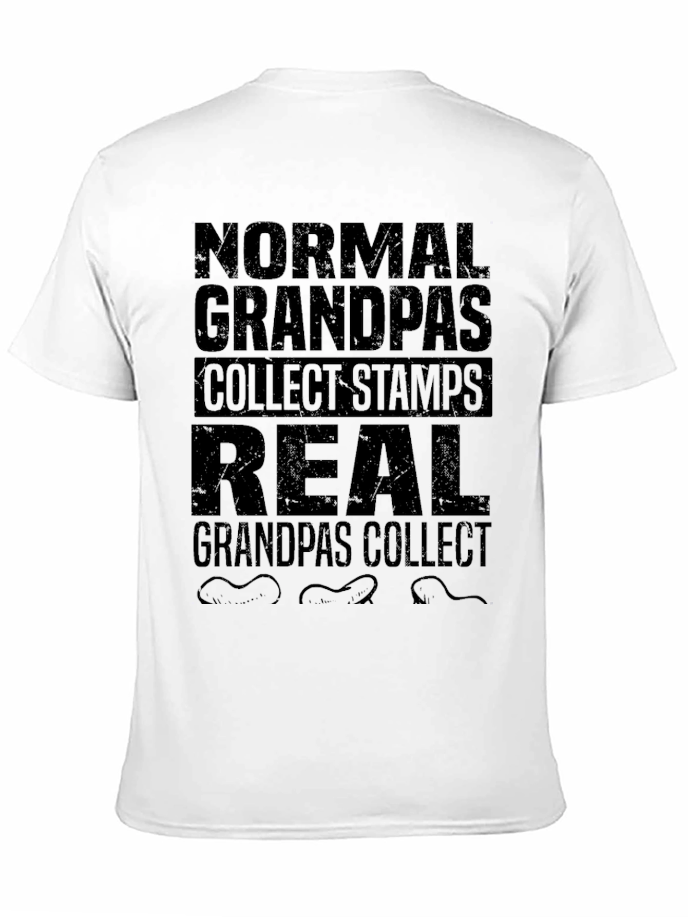 Black Real Grandpas Collect Worms T-Shirt view 11