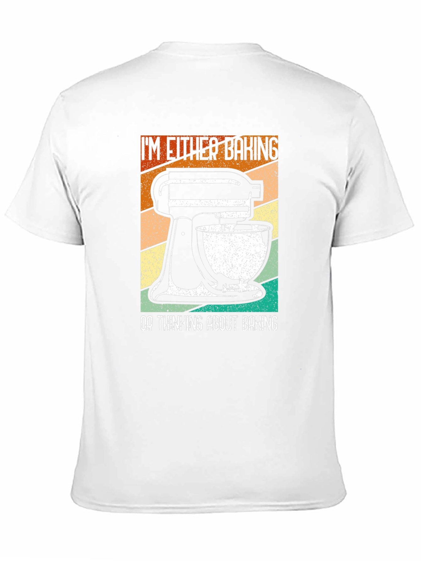 Black Baking Enthusiast T-Shirt: "I'm Either Baking..." view 11