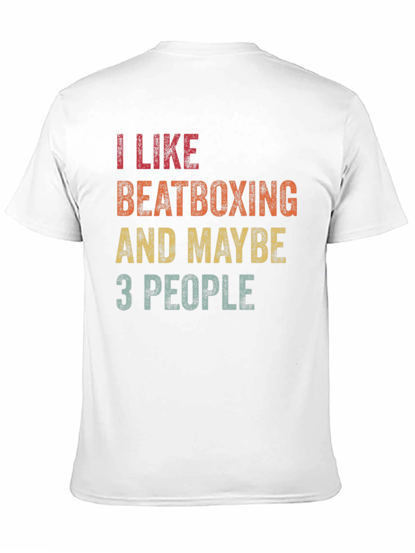 Black I Like Beatboxing Funny Graphic T-Shirt view 11