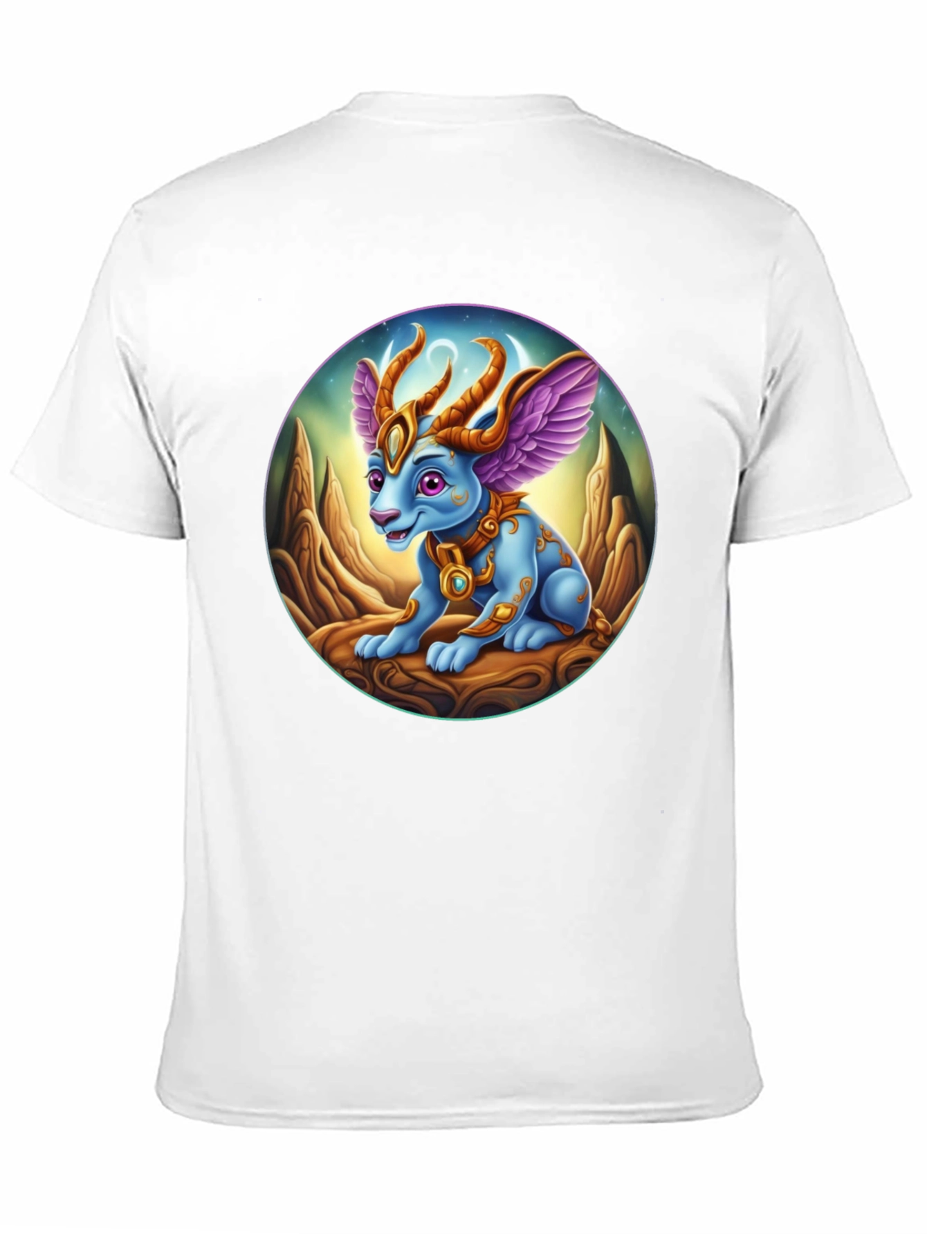 Black Fantasy Dragon T-Shirt - Unique Graphic Tee view 11