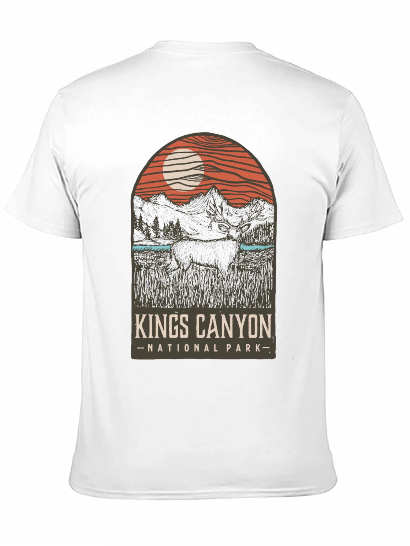 Black Kings Canyon National Park Graphic Tee view 11