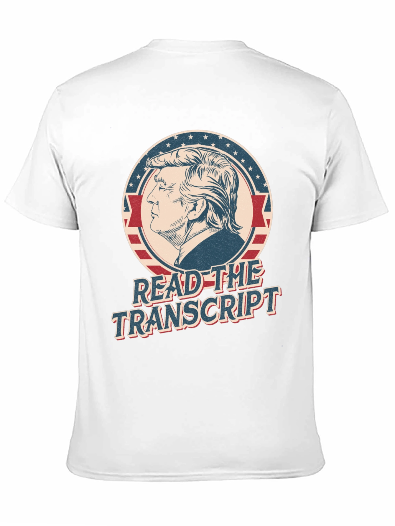 Black Read The Transcript T-Shirt - Political Statement Tee view 11