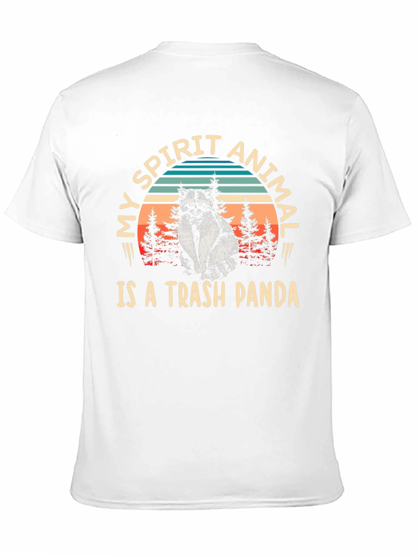 Black Trash Panda T-Shirt - My Spirit Animal Tee view 11
