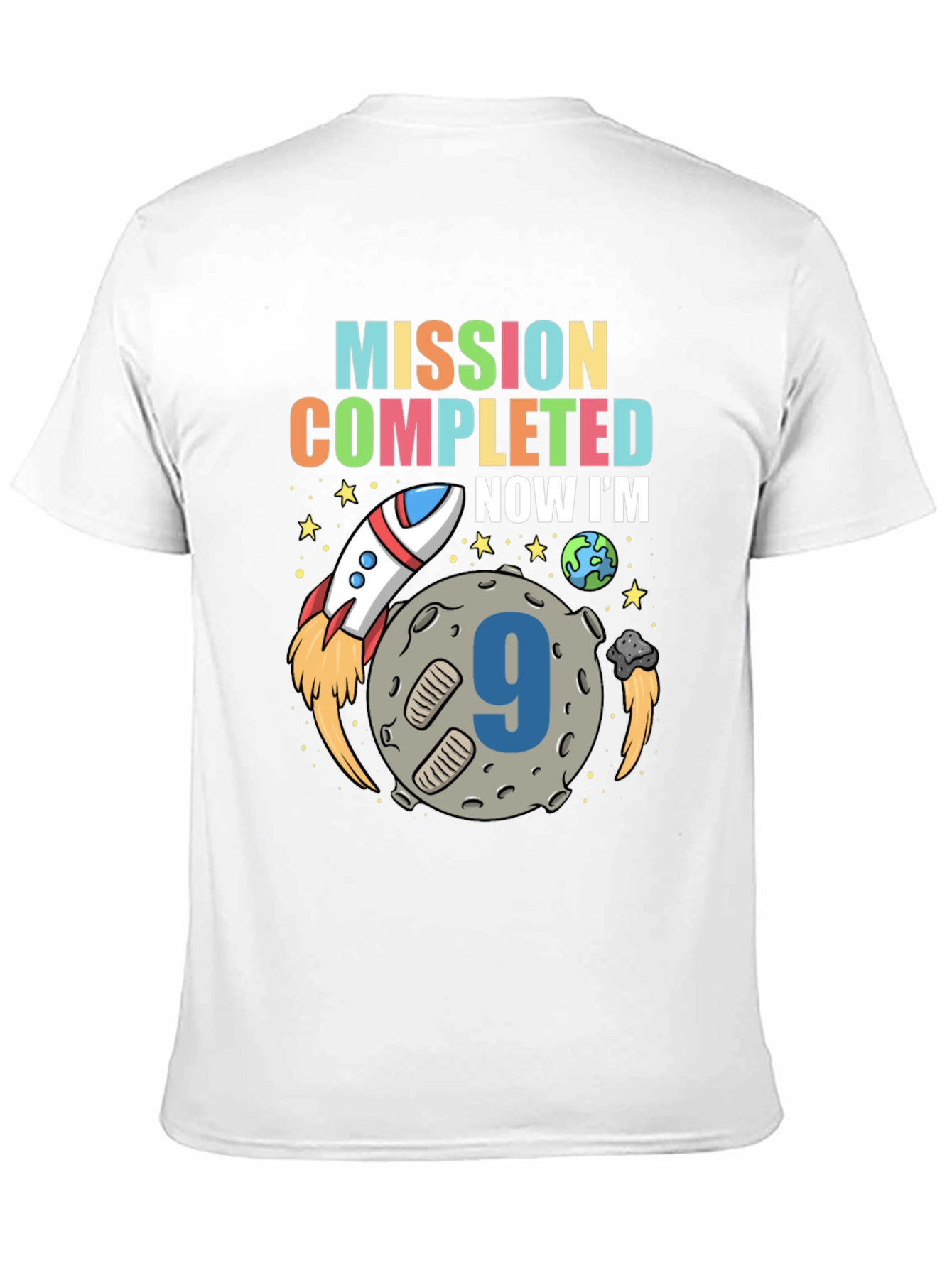 Black Mission Completed Birthday Boy T-shirt view 11