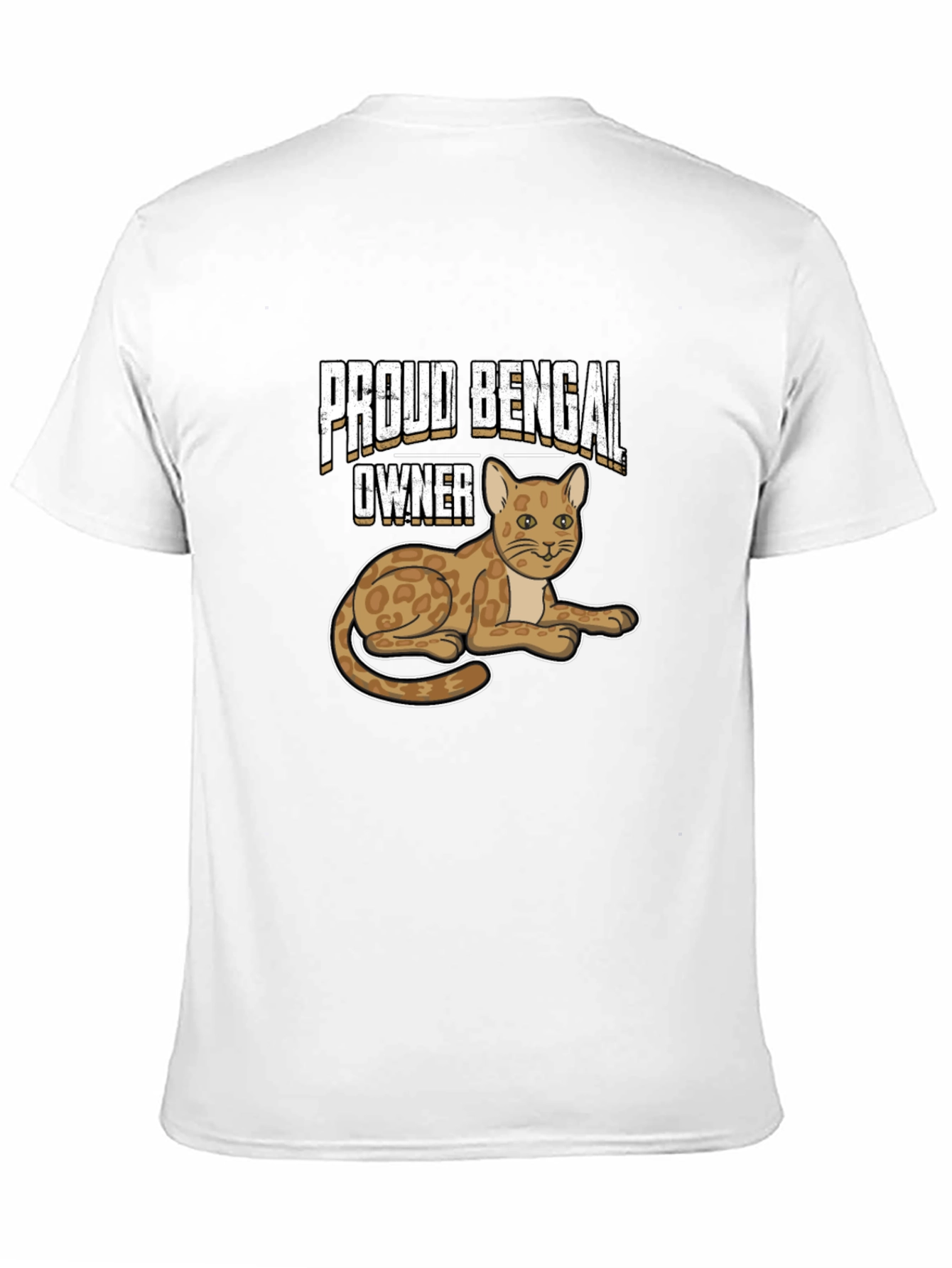 Black Proud Bengal Owner Black T-Shirt view 11