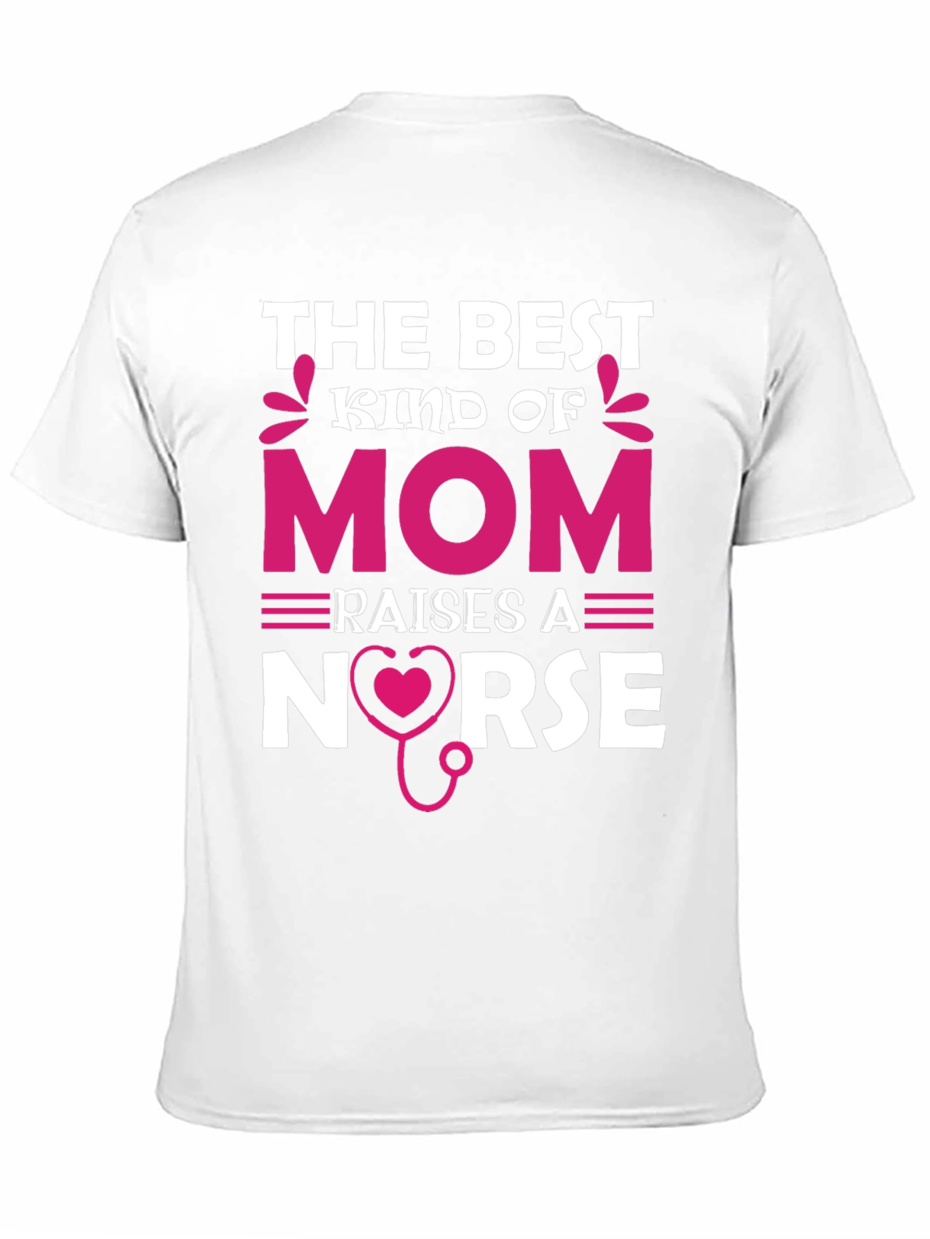 Black Best Kind of Mom Nurse T-Shirt view 11