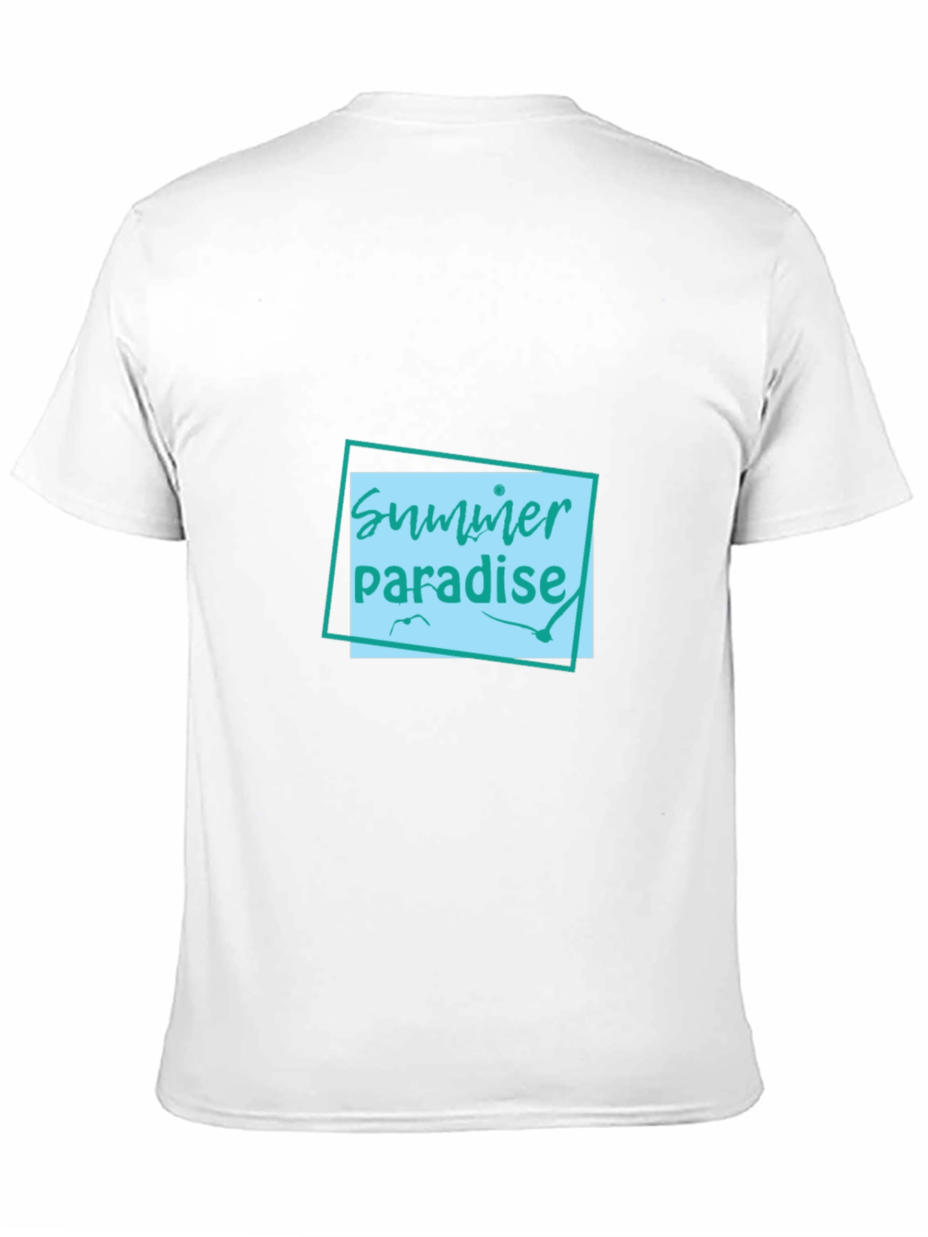 Black Summer Paradise Graphic Tee - Black view 11