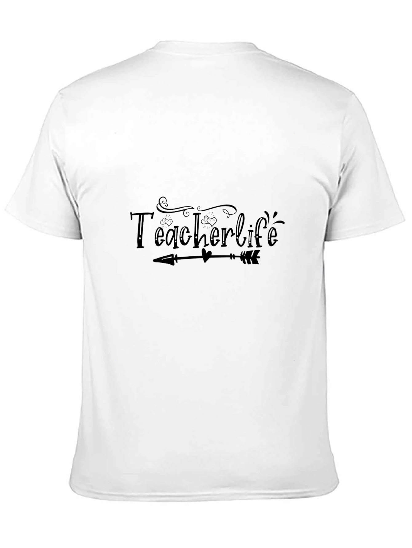 Black Teacher Life T-Shirt - Arrow Design view 11