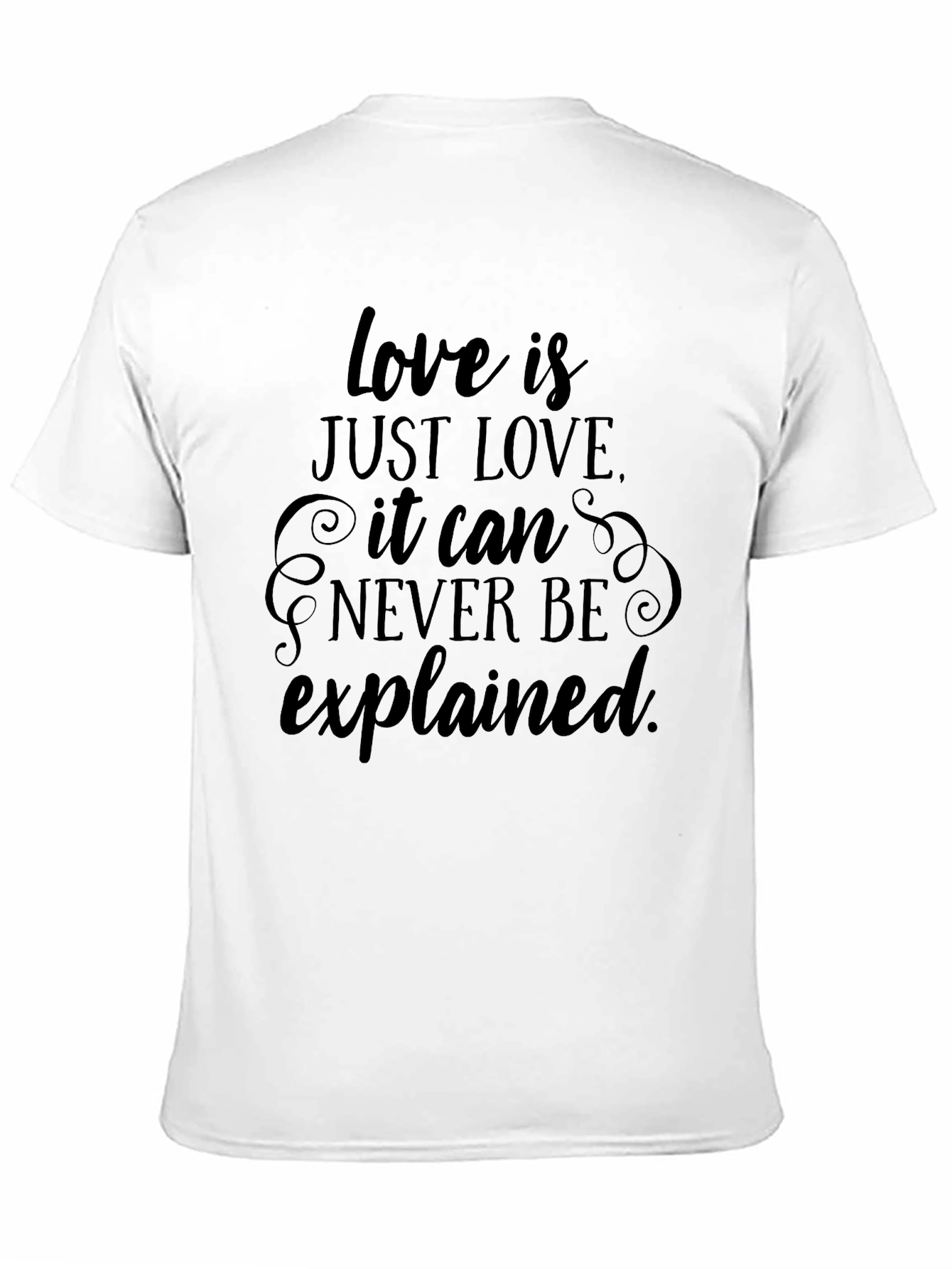 Black Love Explained Black T-Shirt view 11