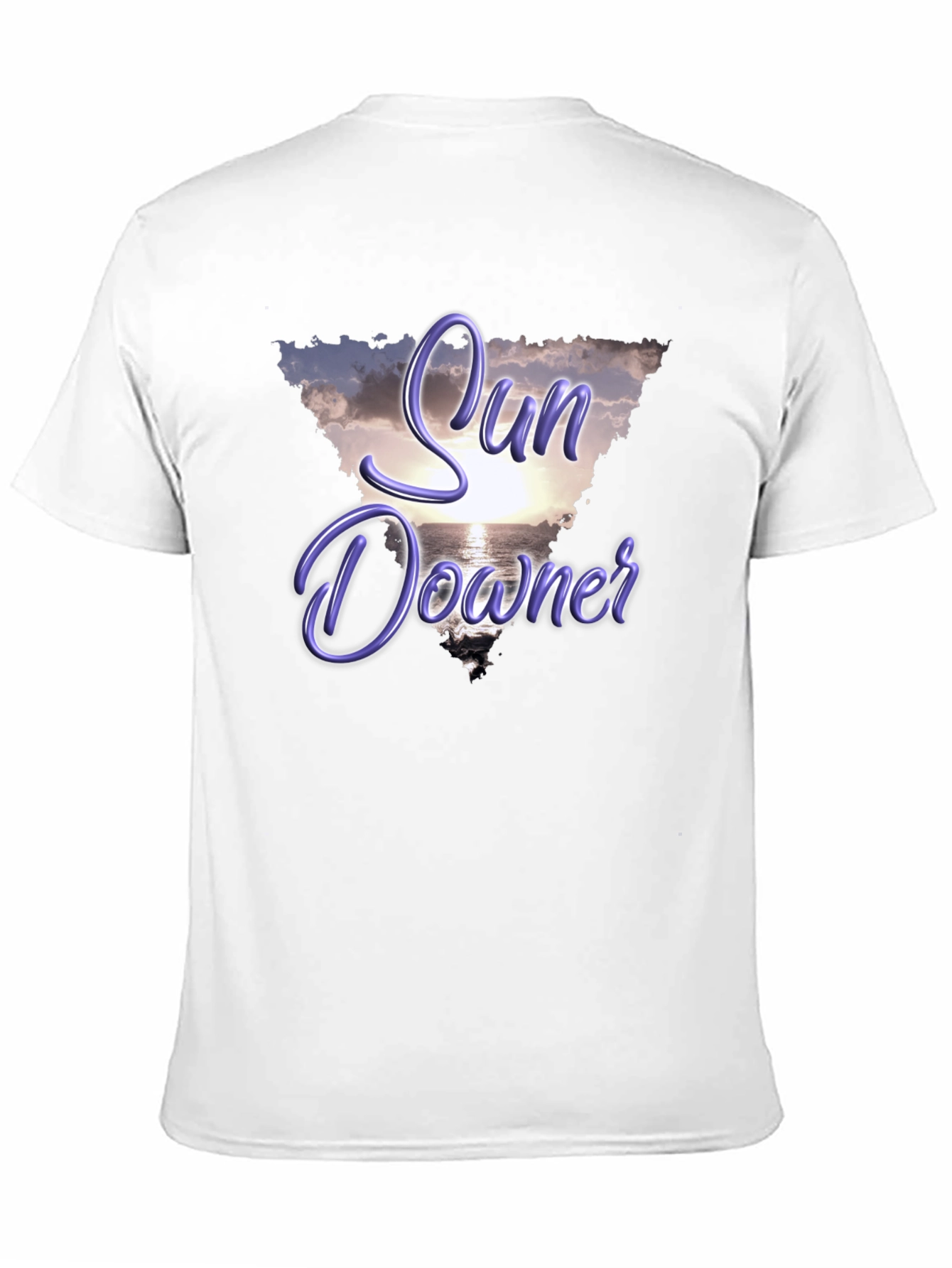 Black Sunset Beach Graphic Tee - Sundowner Design view 11