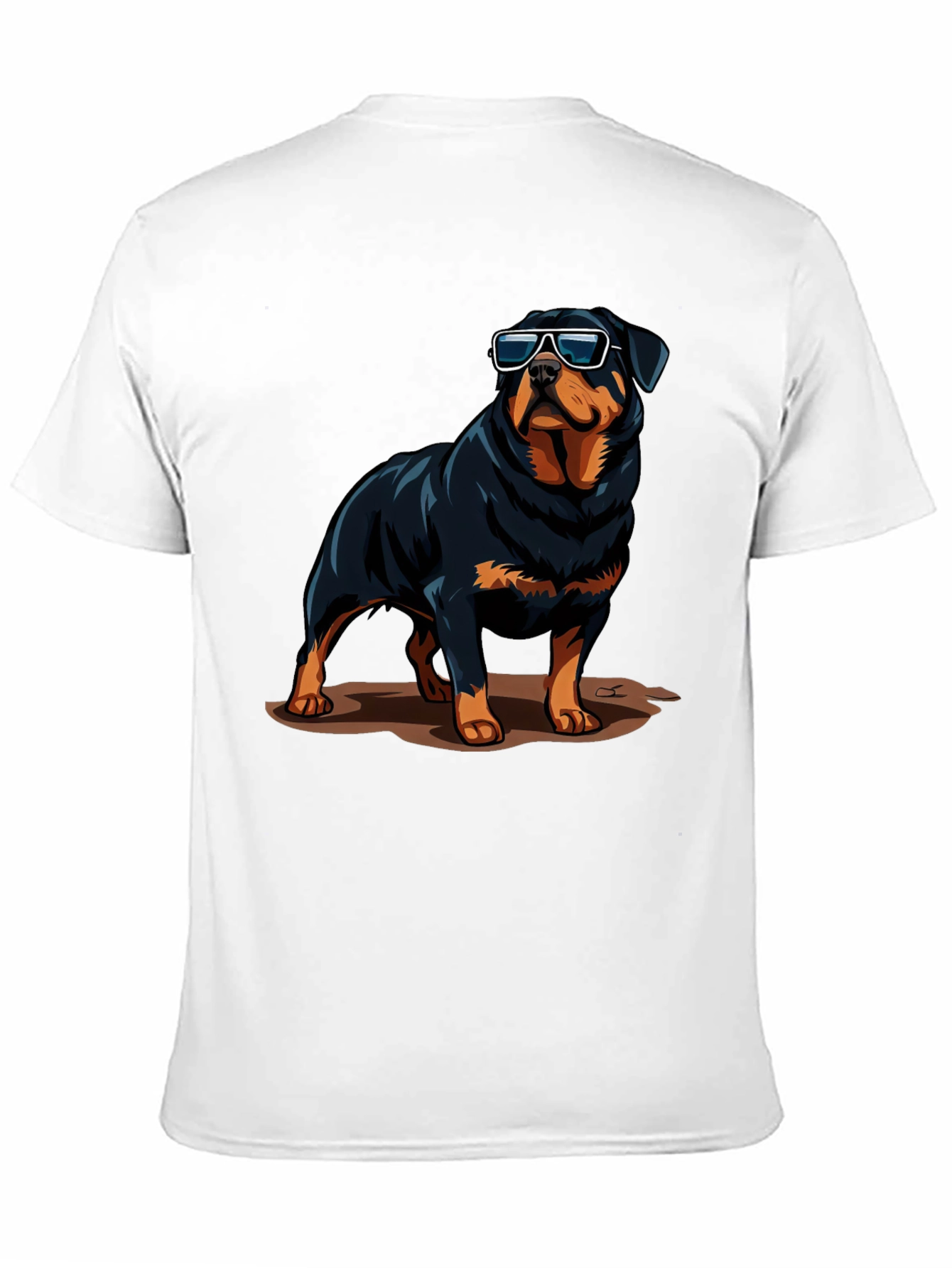 Black Cool Rottweiler Graphic Tee - Stylish Dog Lover Shirt view 11