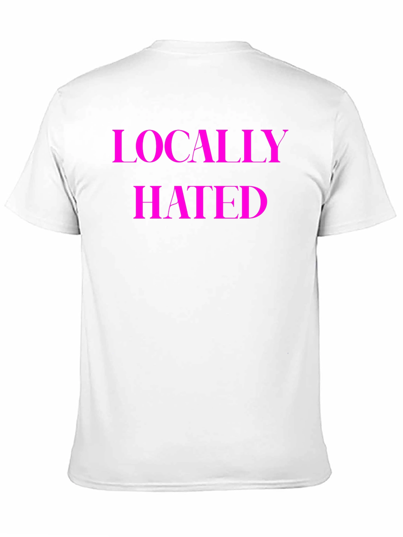 Black Locally Hated Tee - Bold Statement Shirt view 11