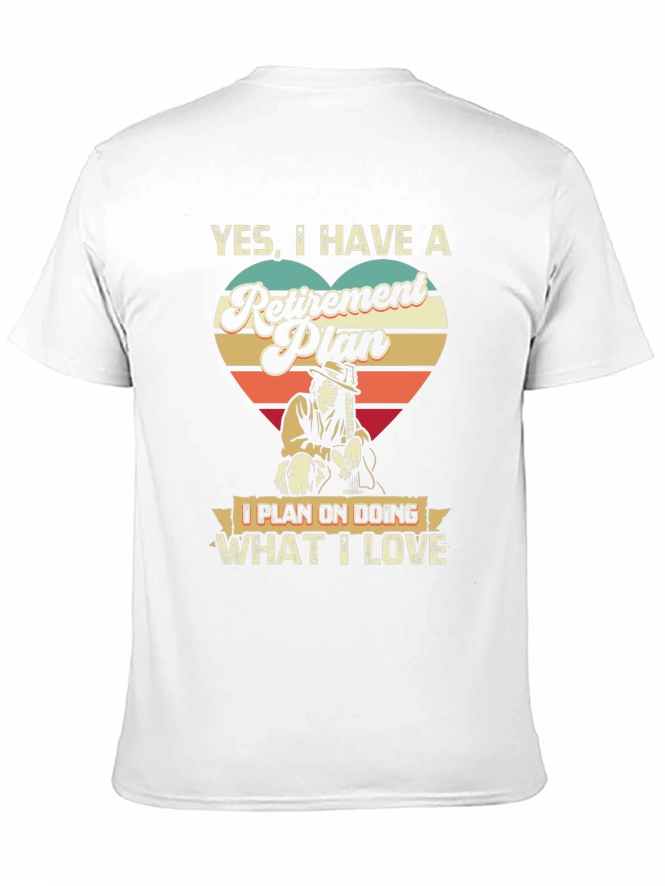 Black Retirement Plan T-Shirt - What I Love  view 11