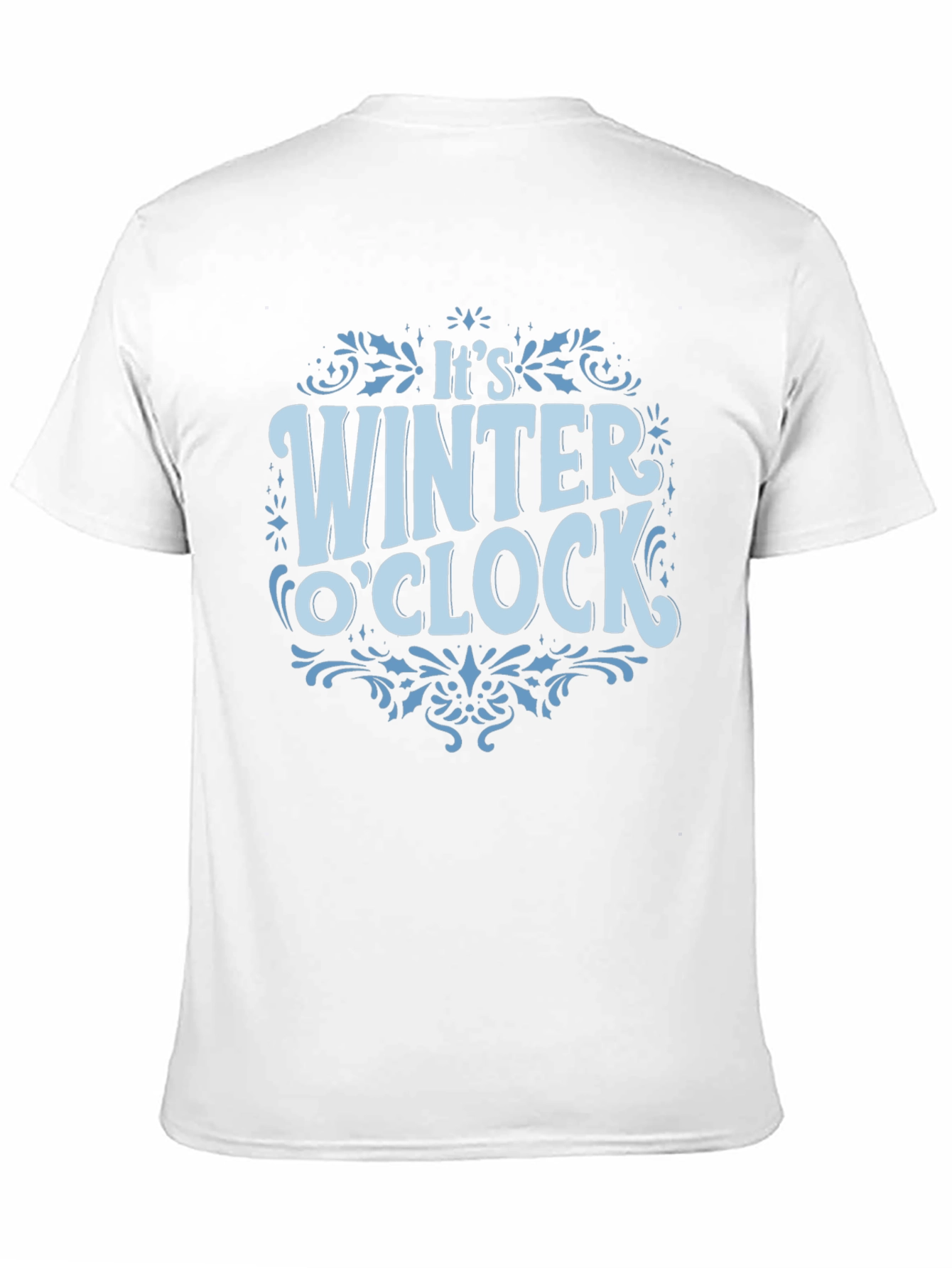 Winter O'Clock Black Graphic T-Shirt - 11