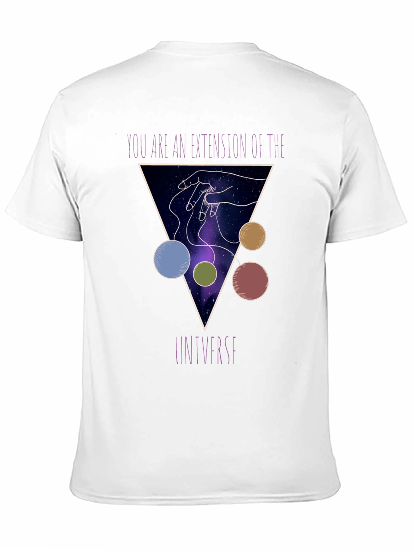 Black Universe Extension Graphic Tee view 11