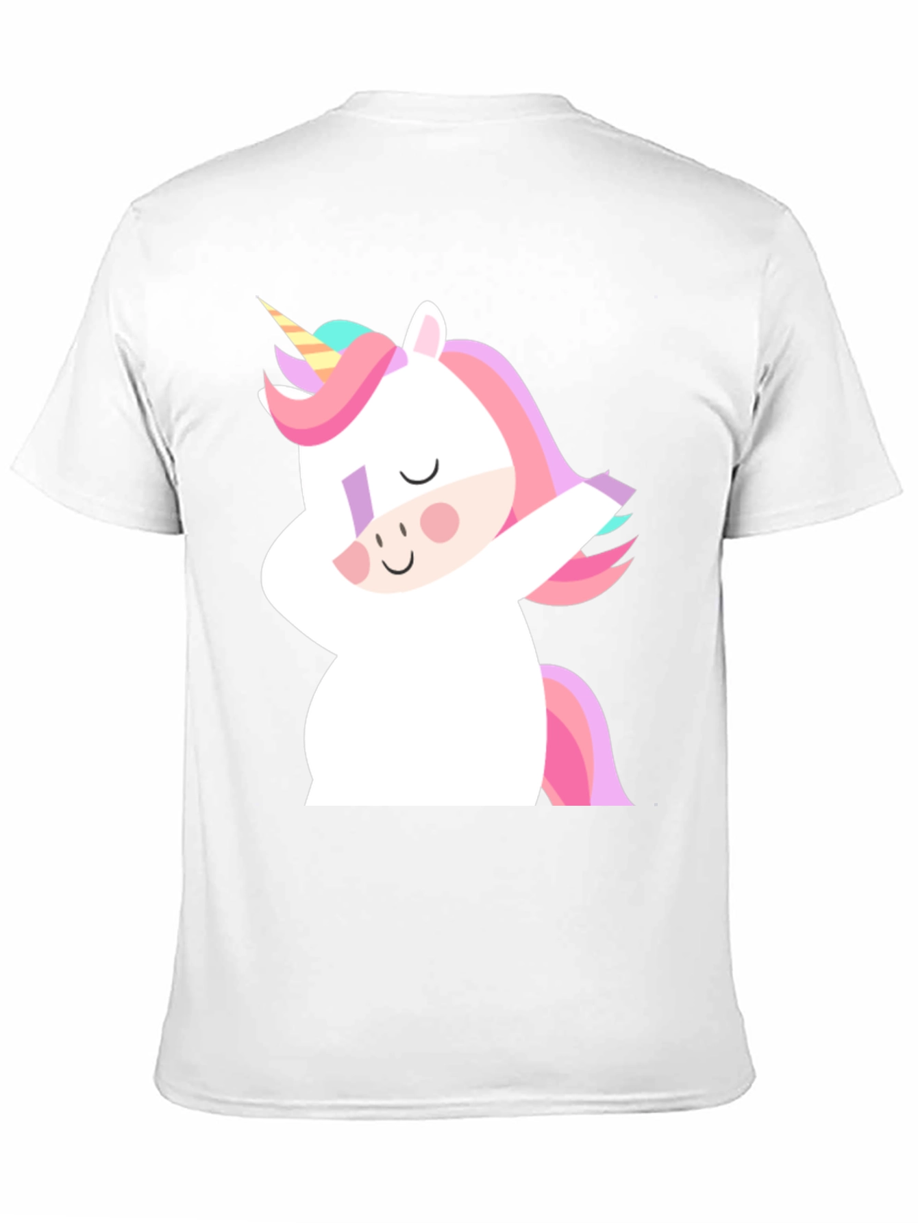 Black Unicorn Dab Black T-Shirt view 11