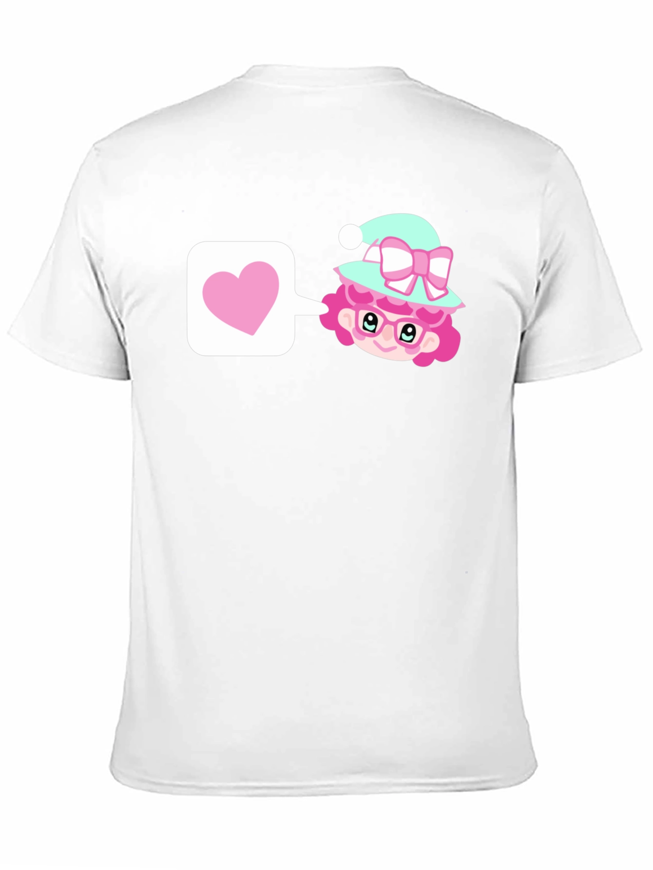Cute Cartoon Character Love T-Shirt - 11