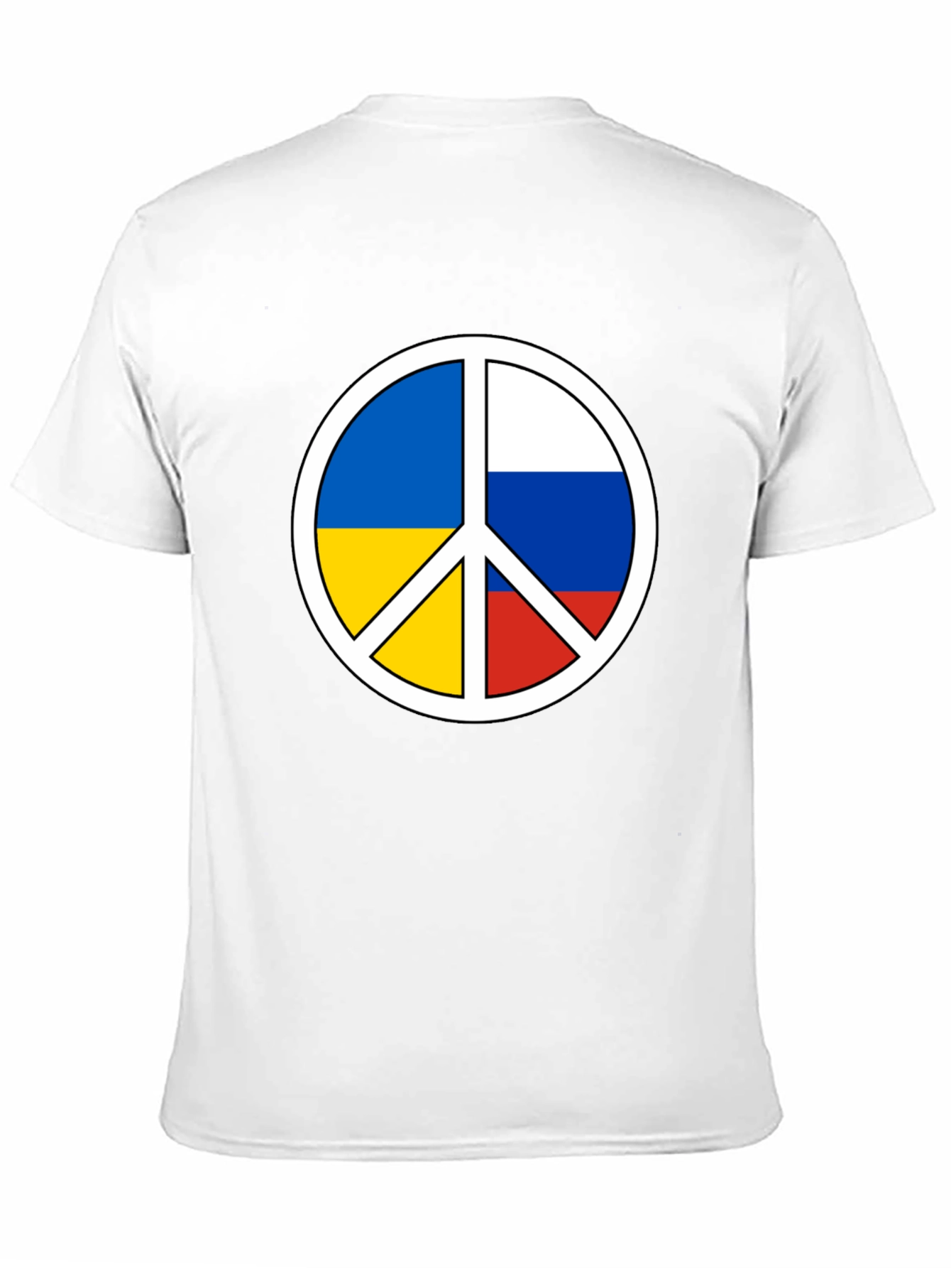 Black Peace Ukraine Russia T-Shirt view 11