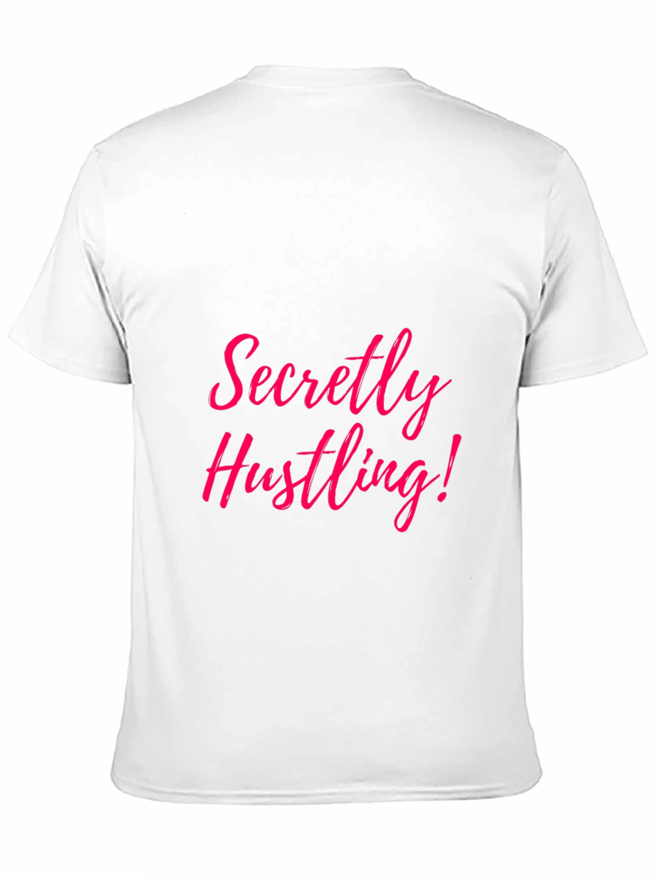 Black Secretly Hustling! Graphic T-Shirt view 11
