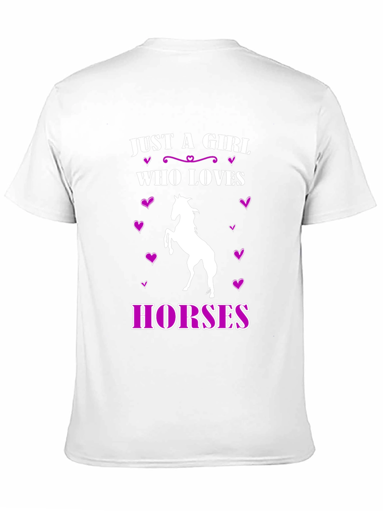 Black Girl Who Loves Horses Graphic T-Shirt view 11