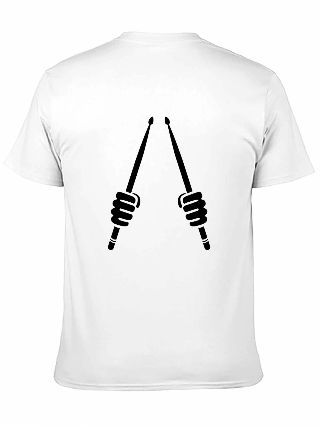 Black Drummer T-Shirt - Sticks Graphic Tee - Music Lover Gift view 11