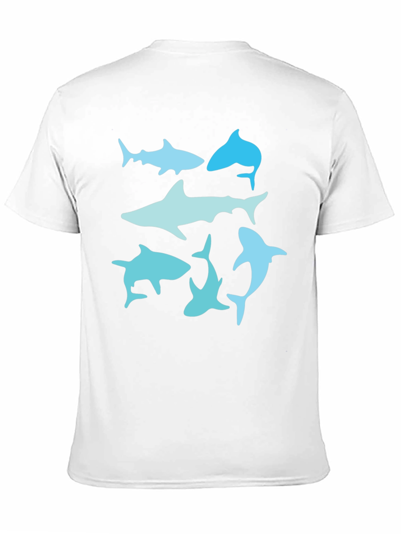 Black Shark Graphic Tee - Black Casual Shirt view 11