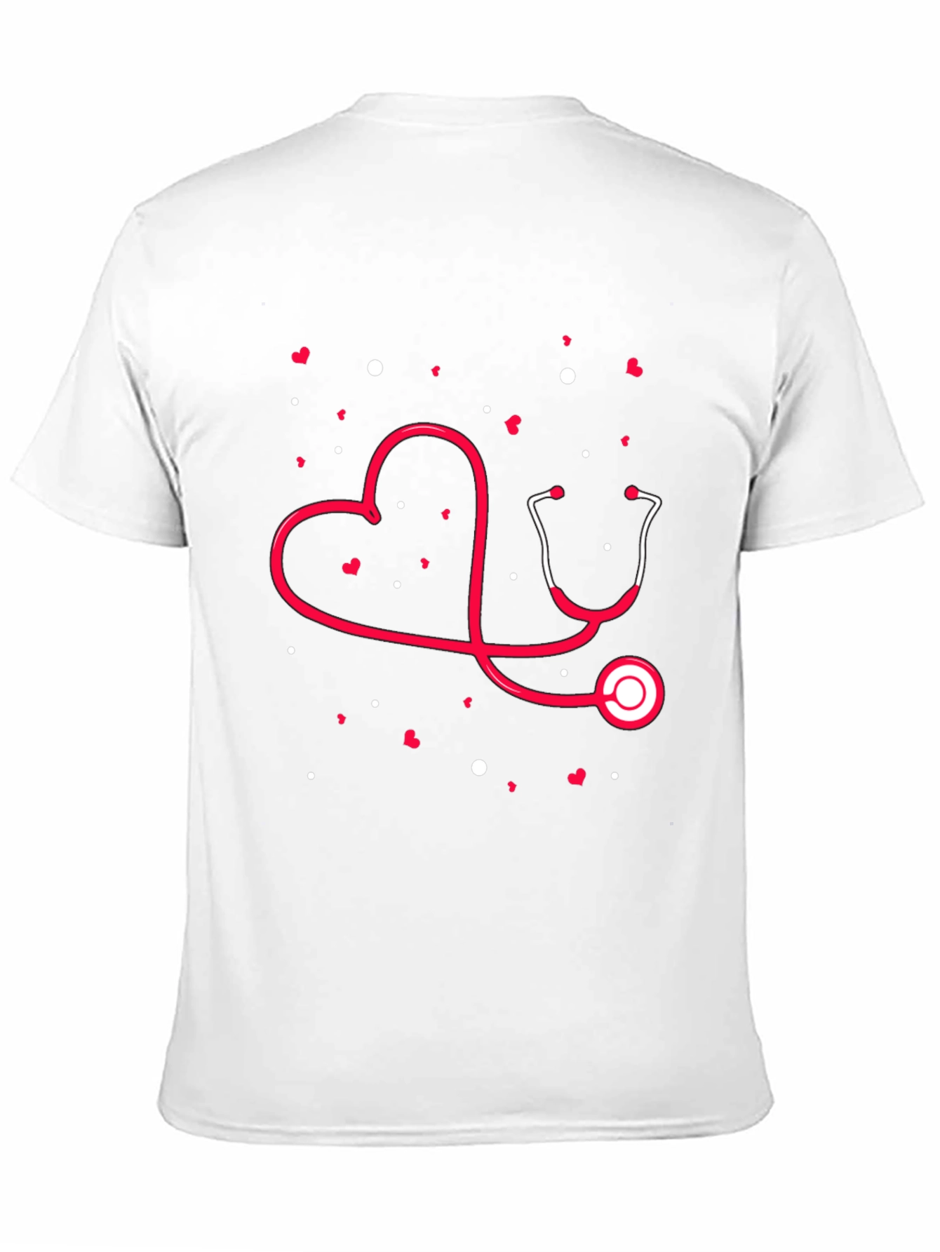 Black Heart Stethoscope Graphic Tee - Medical Love view 11