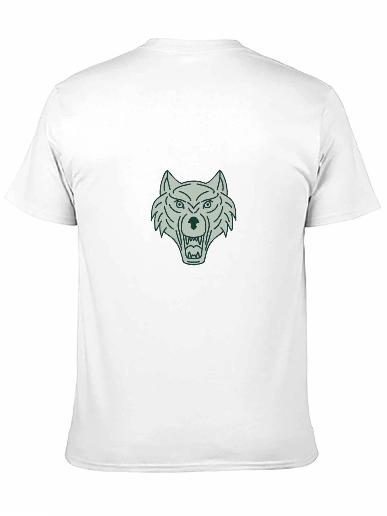 Black Black Wolf Graphic Tee - Fierce Style view 11