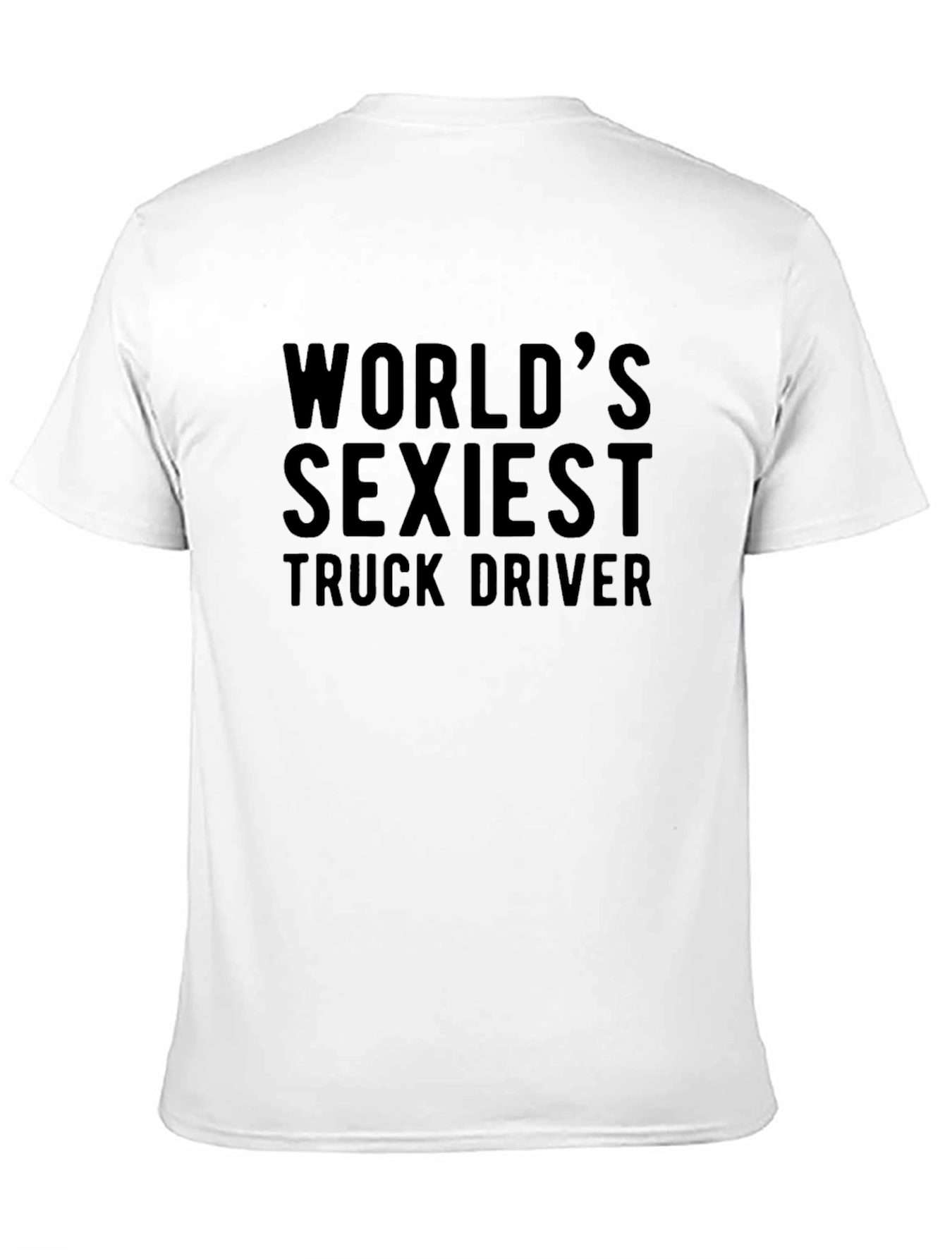 Black World's Sexiest Truck Driver Black T-Shirt view 11