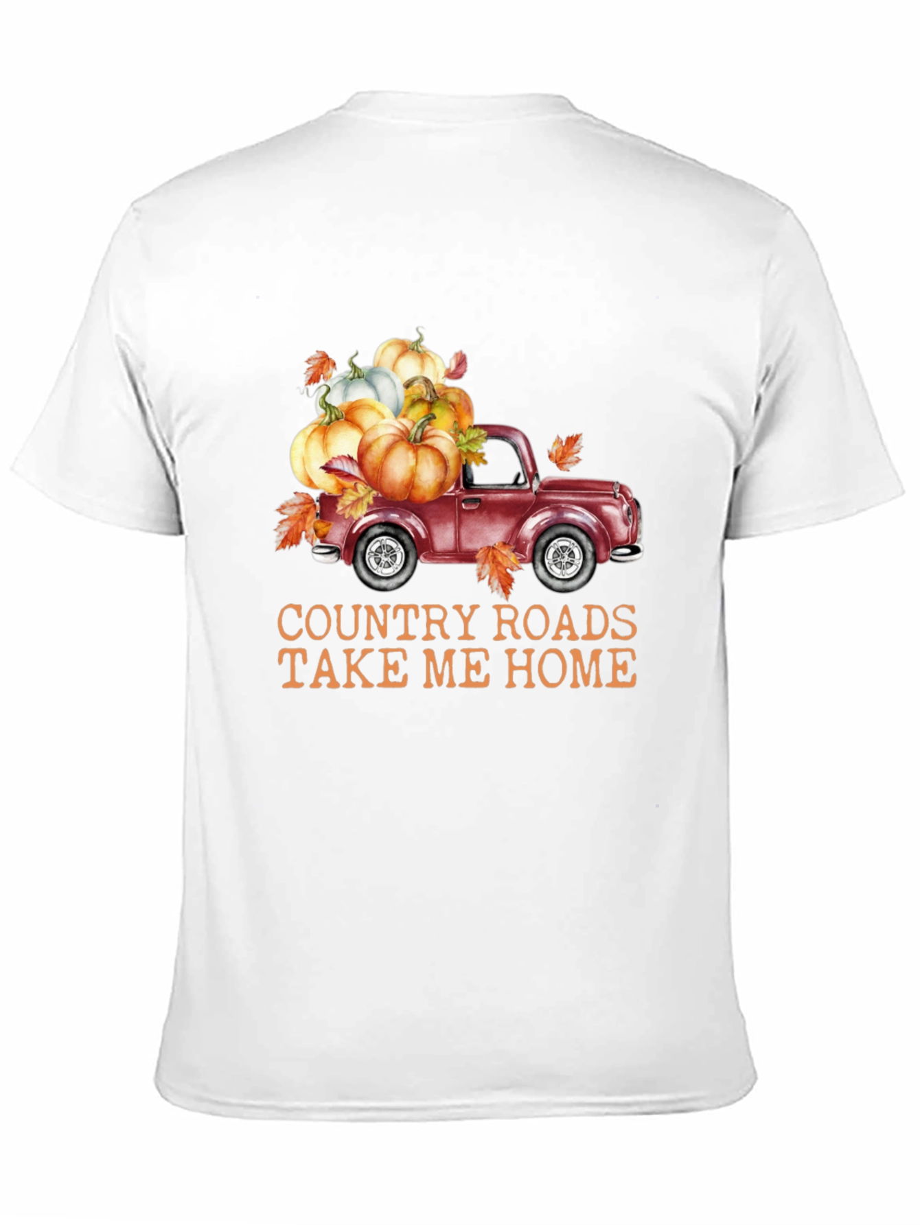 Fall Truck T-Shirt: Country Roads, Autumn Vibes - 11