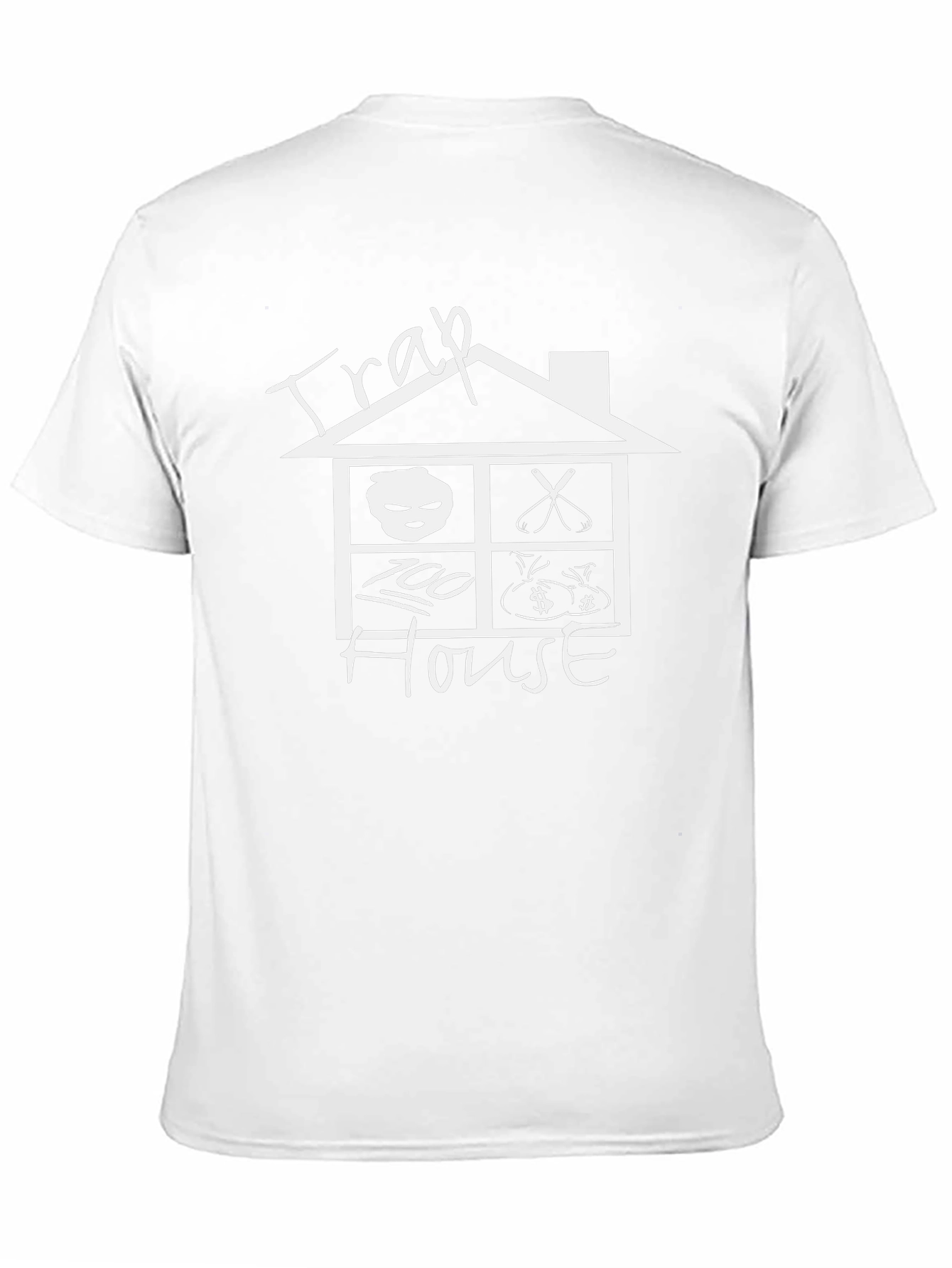 Black Trap House Graphic Tee - Urban Style view 11
