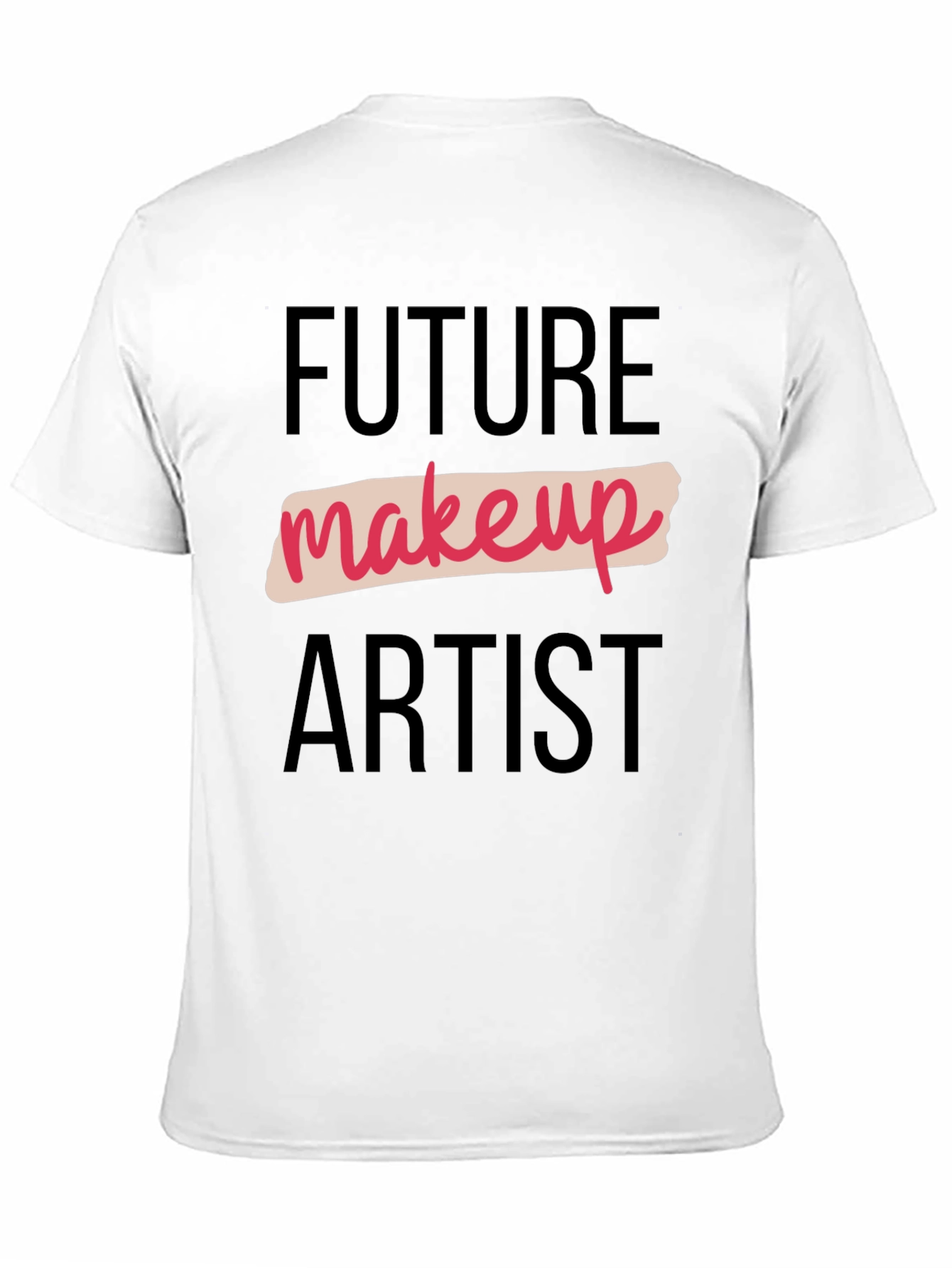 Black Future Makeup Artist Black Graphic Tee view 11