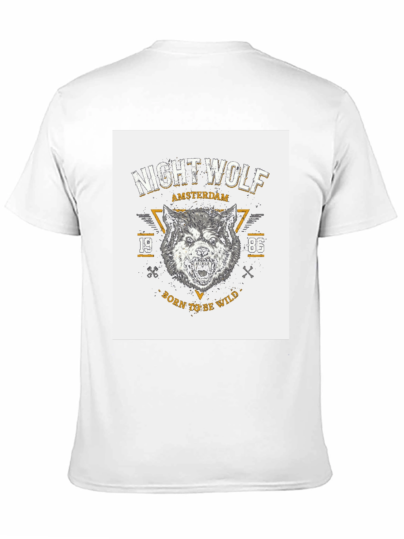 Black Night Wolf Amsterdam Graphic T-Shirt - Born to be Wild view 11