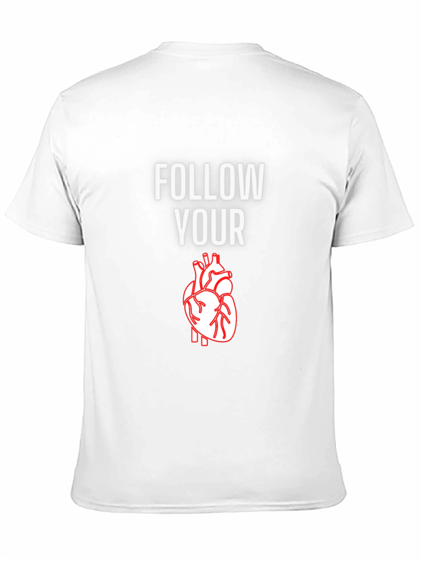 Black Follow Your Heart Graphic T-Shirt - Casual Comfort view 11