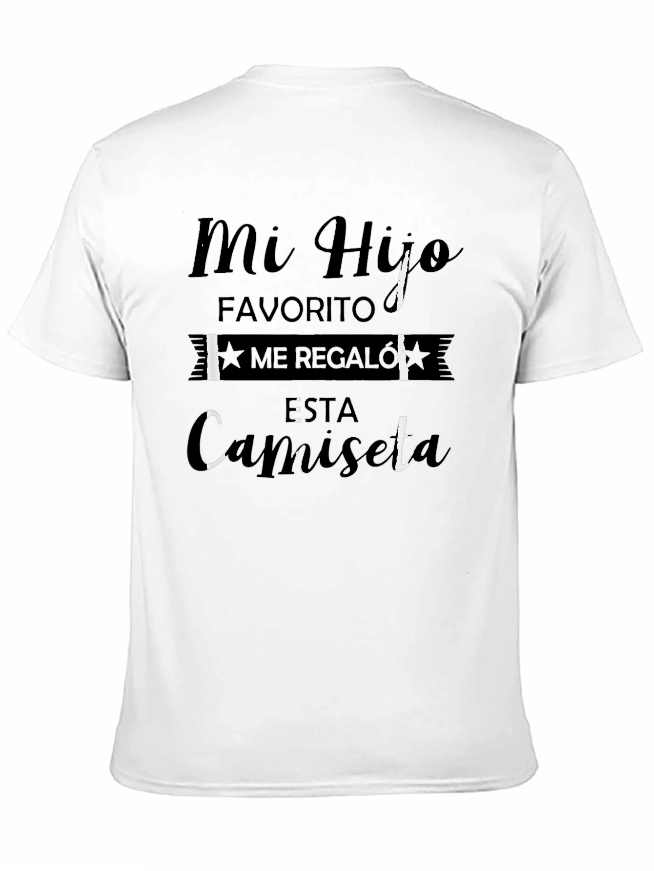 Black Mi Hijo Favorito Men's Black Graphic Tee view 11