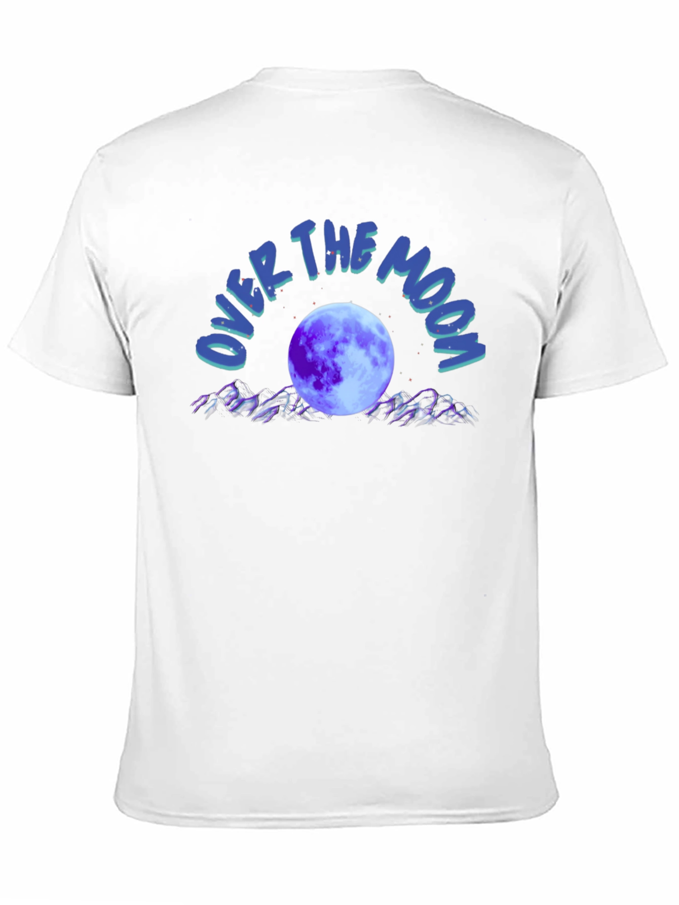 Black Over The Moon Graphic T-Shirt view 11
