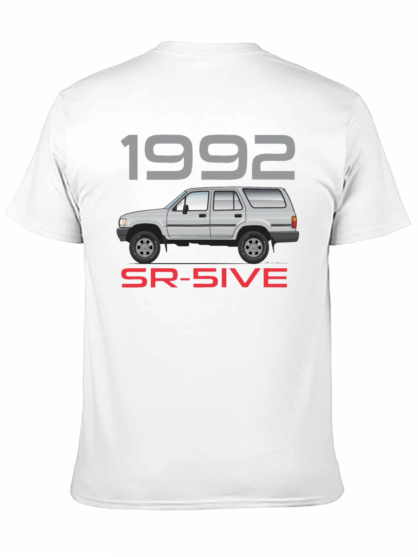 Black 1992 SR-5IVE Truck T-Shirt view 11
