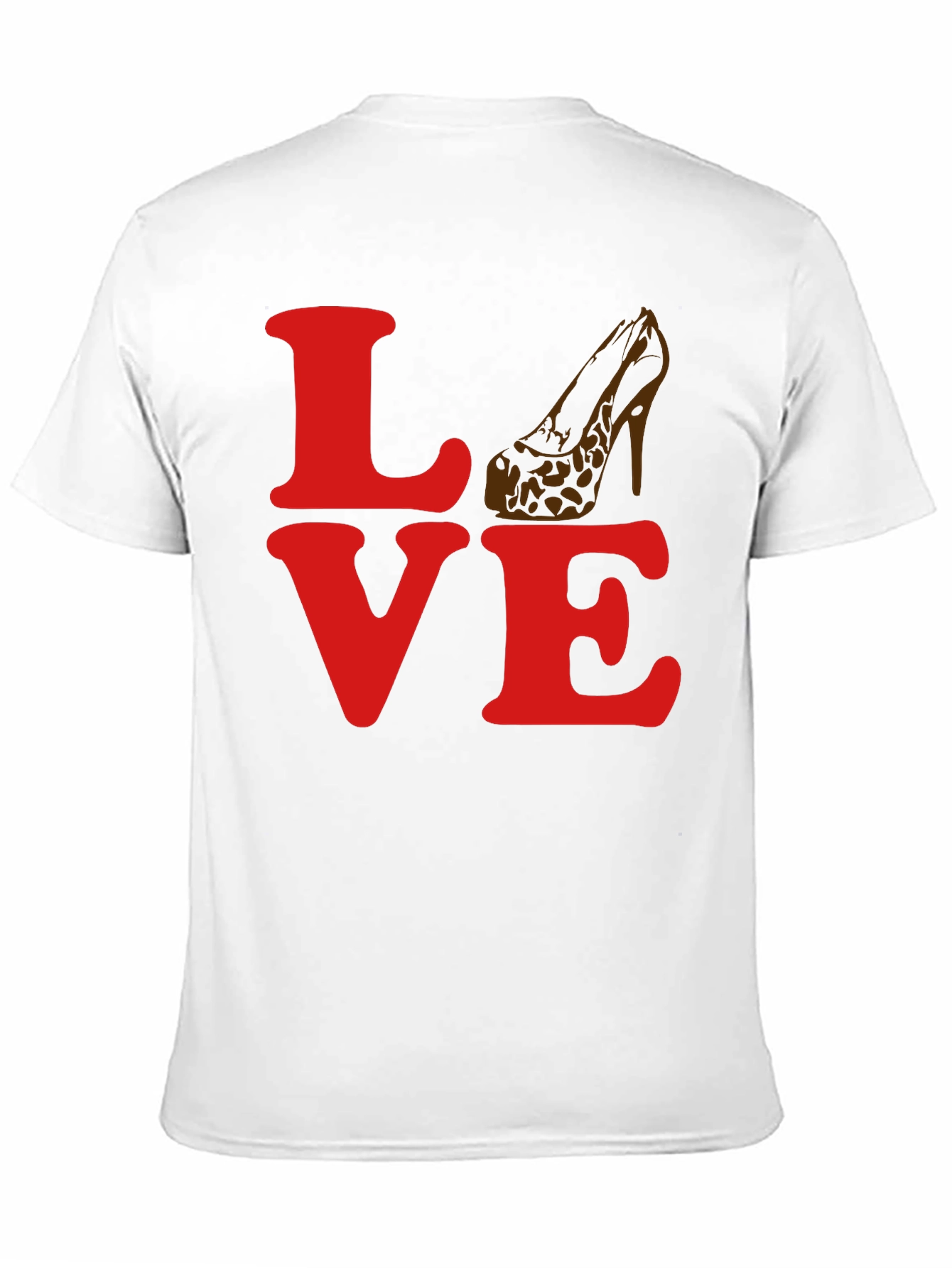 Black Love Heels Graphic T-Shirt view 11