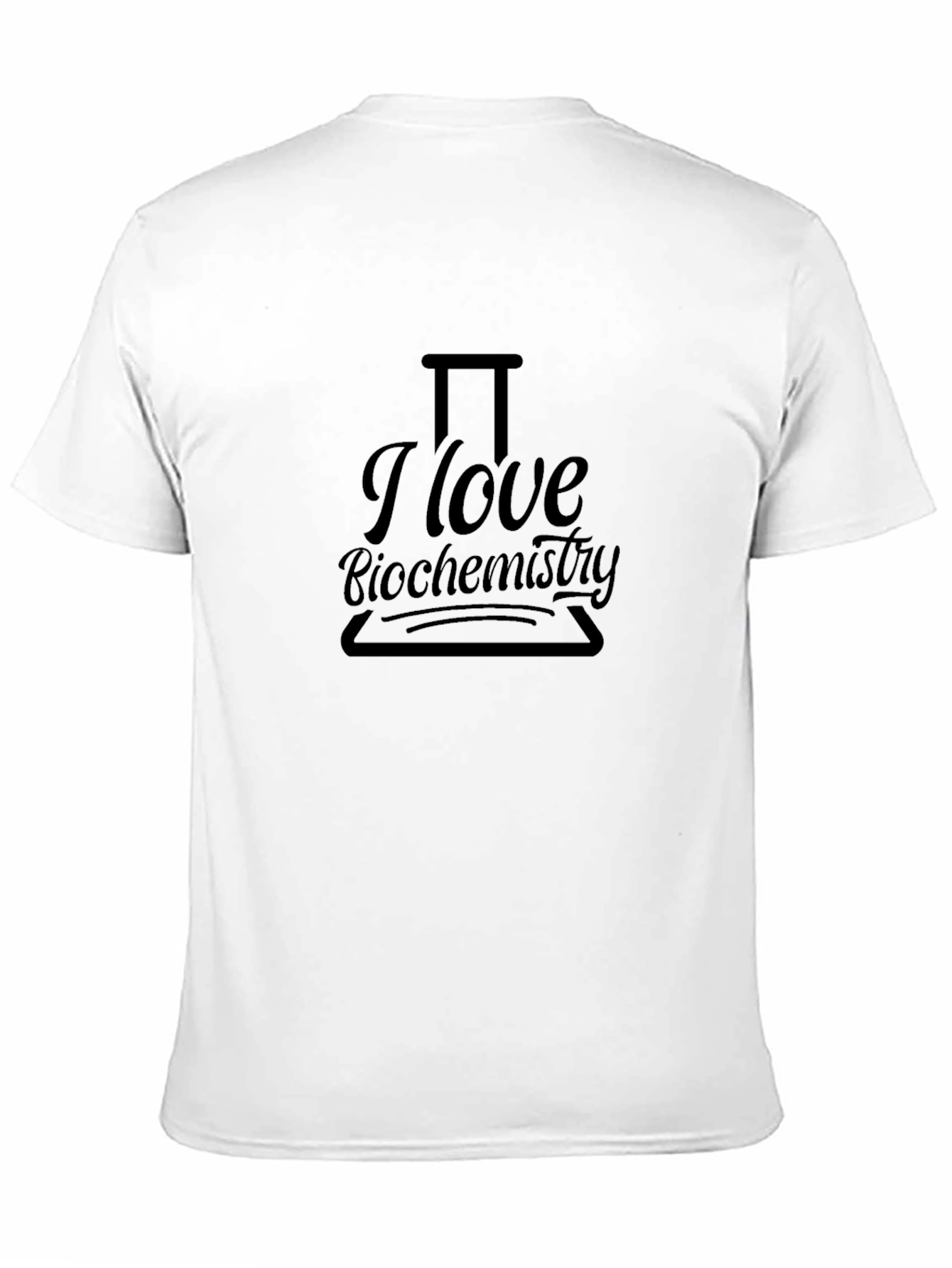 Black I Love Biochemistry T-Shirt - Science Tee view 11