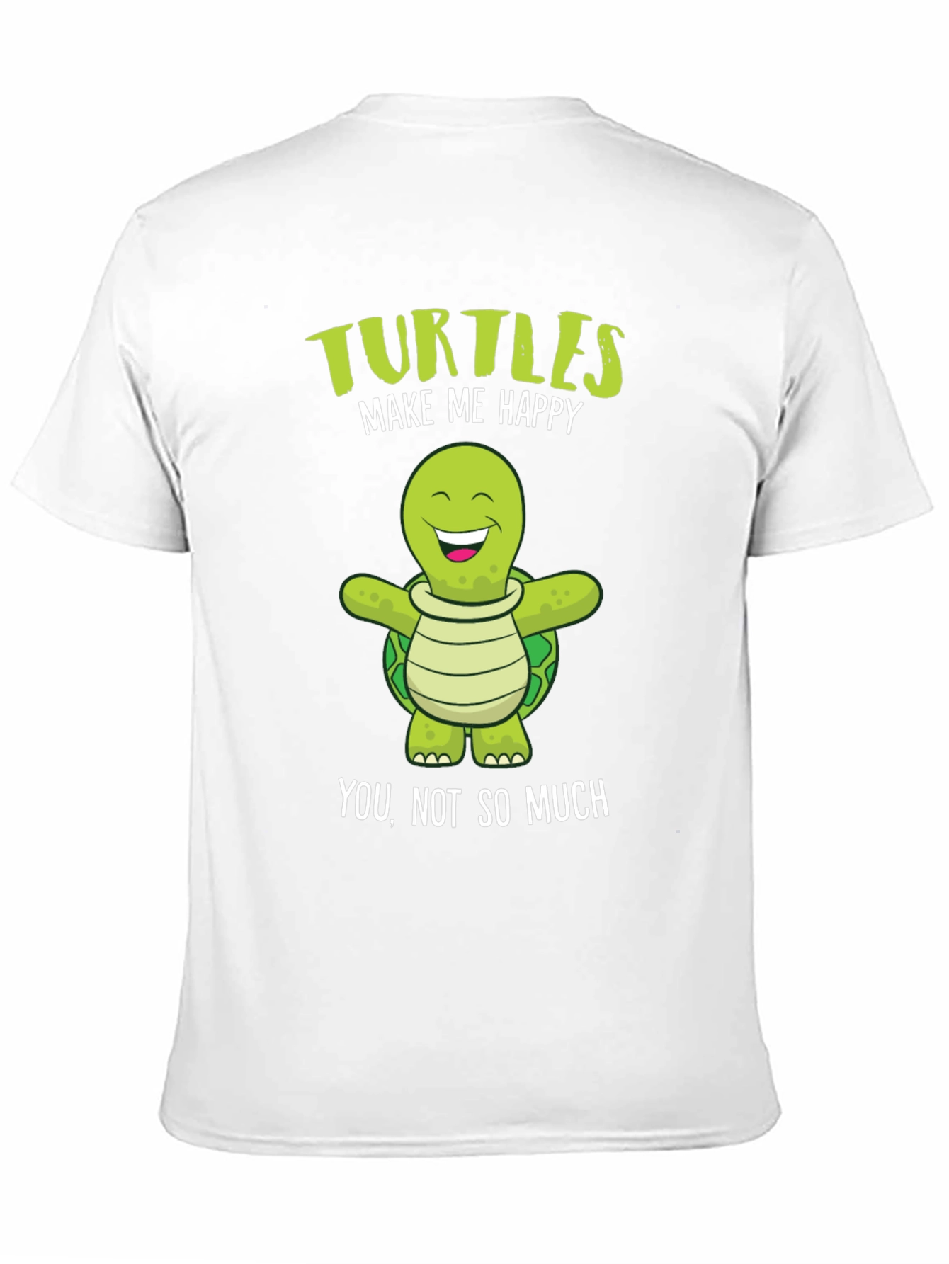 Black Turtles Make Me Happy Graphic Tee view 11
